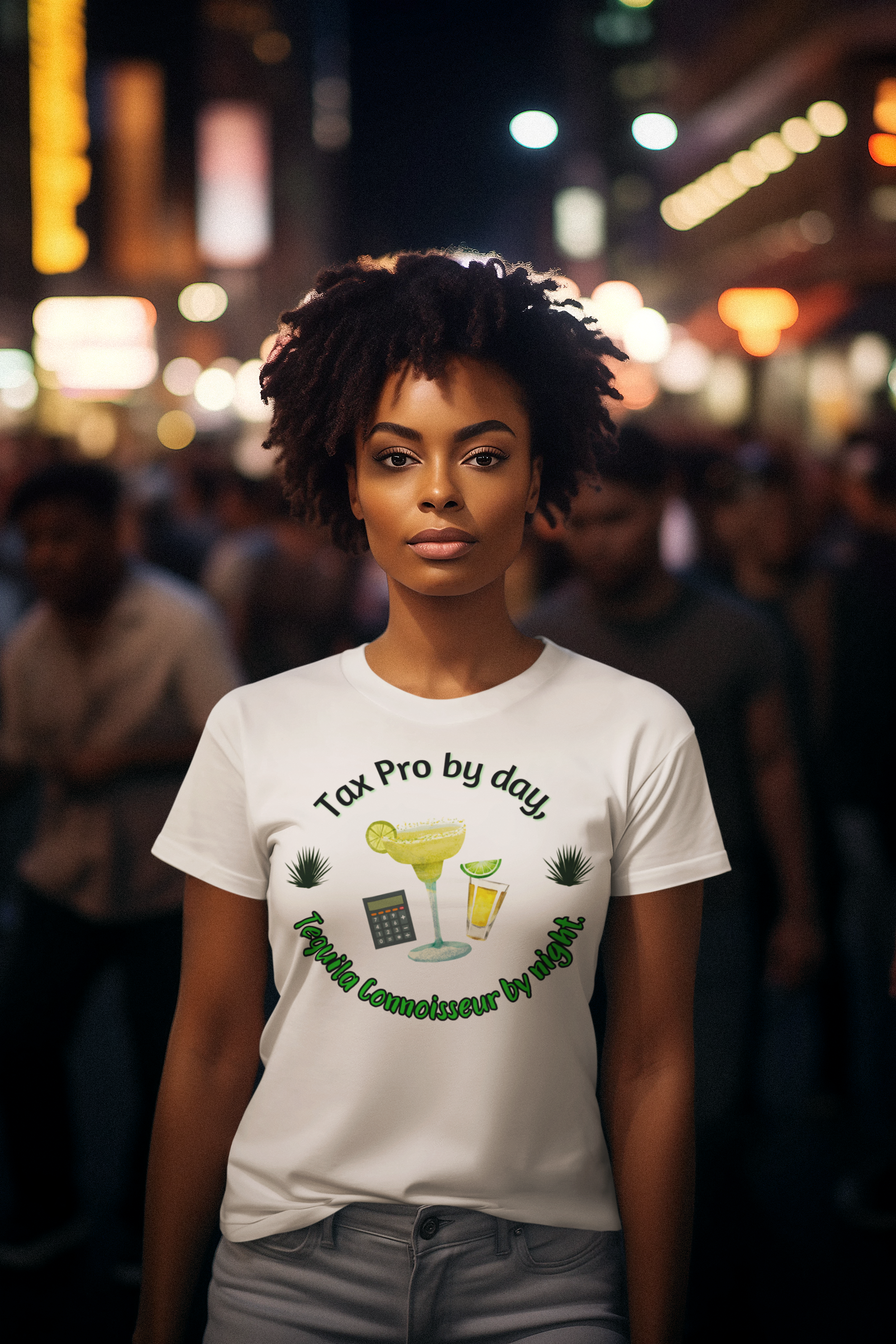 Tax Pro by Day, Tequila Connoisseur by Night Unisex Softstyle T-Shirt product thumbnail image