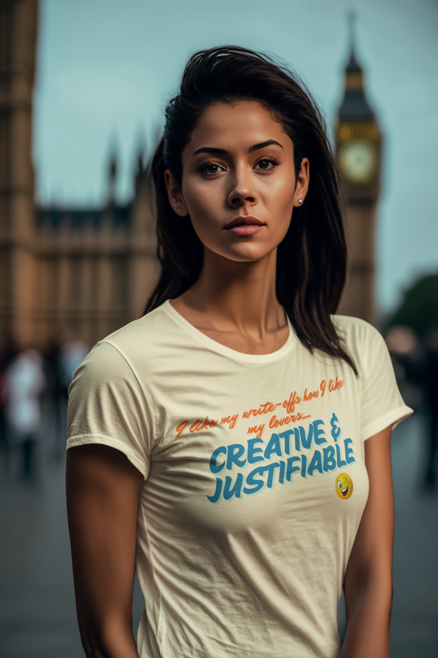 Creative &amp; Justifiable Unisex Softstyle T-Shirt - Funny Financial Tshirt product thumbnail image