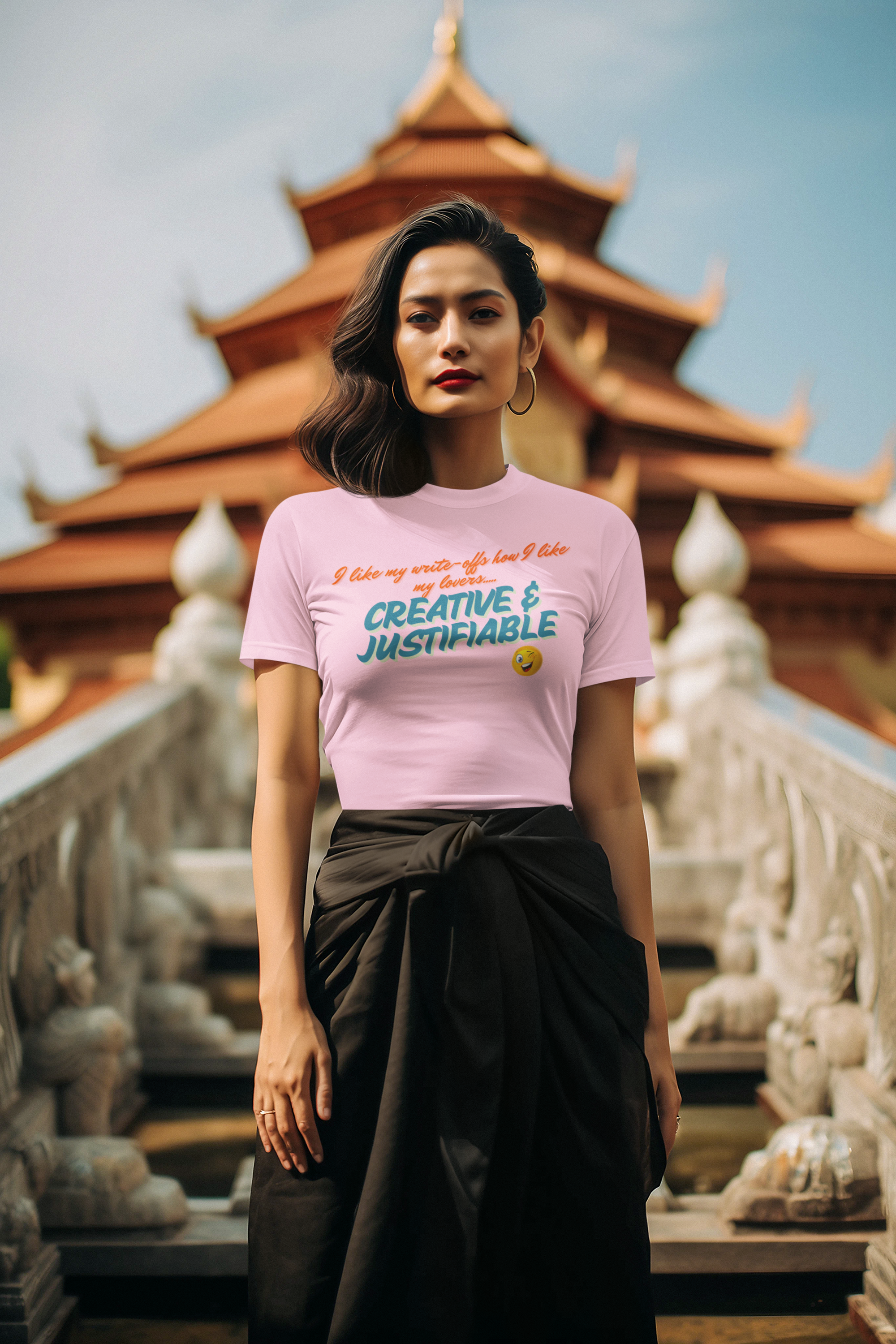 Creative &amp; Justifiable Unisex Softstyle T-Shirt - Funny Financial Tshirt product thumbnail image