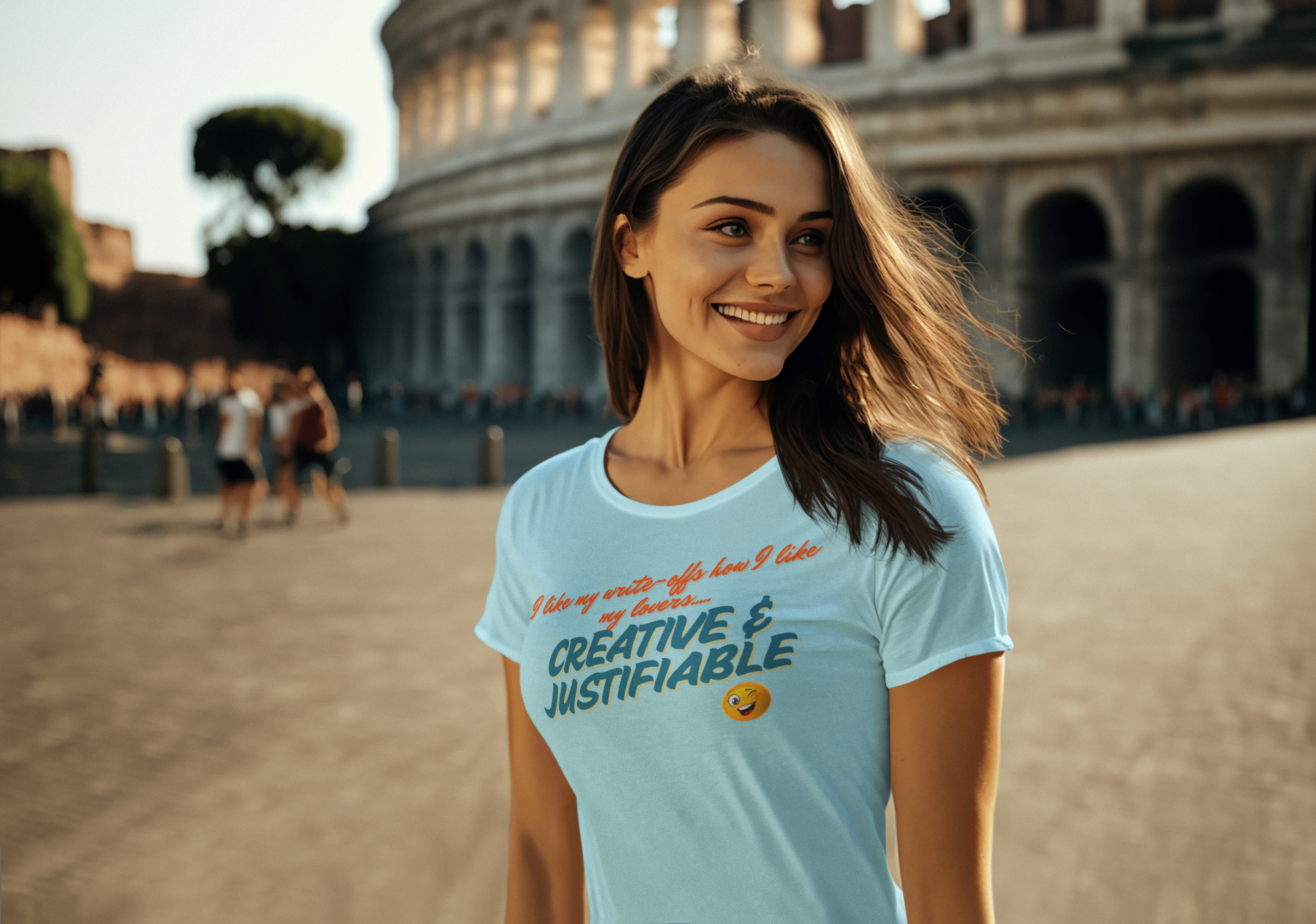 Creative &amp; Justifiable Unisex Softstyle T-Shirt - Funny Financial Tshirt product thumbnail image