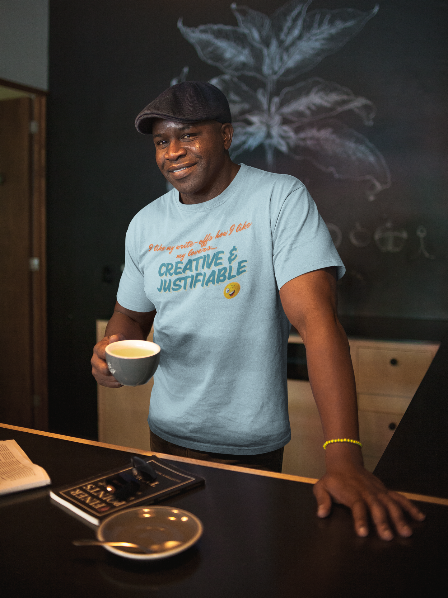 Creative &amp; Justifiable Unisex Softstyle T-Shirt - Funny Financial Tshirt product thumbnail image
