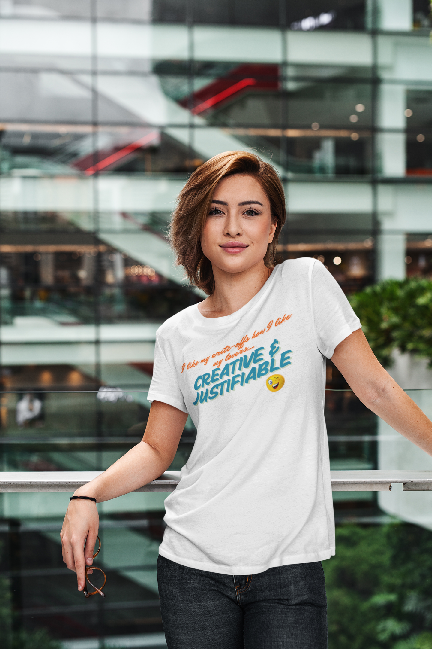 Creative &amp; Justifiable Unisex Softstyle T-Shirt - Funny Financial Tshirt product thumbnail image
