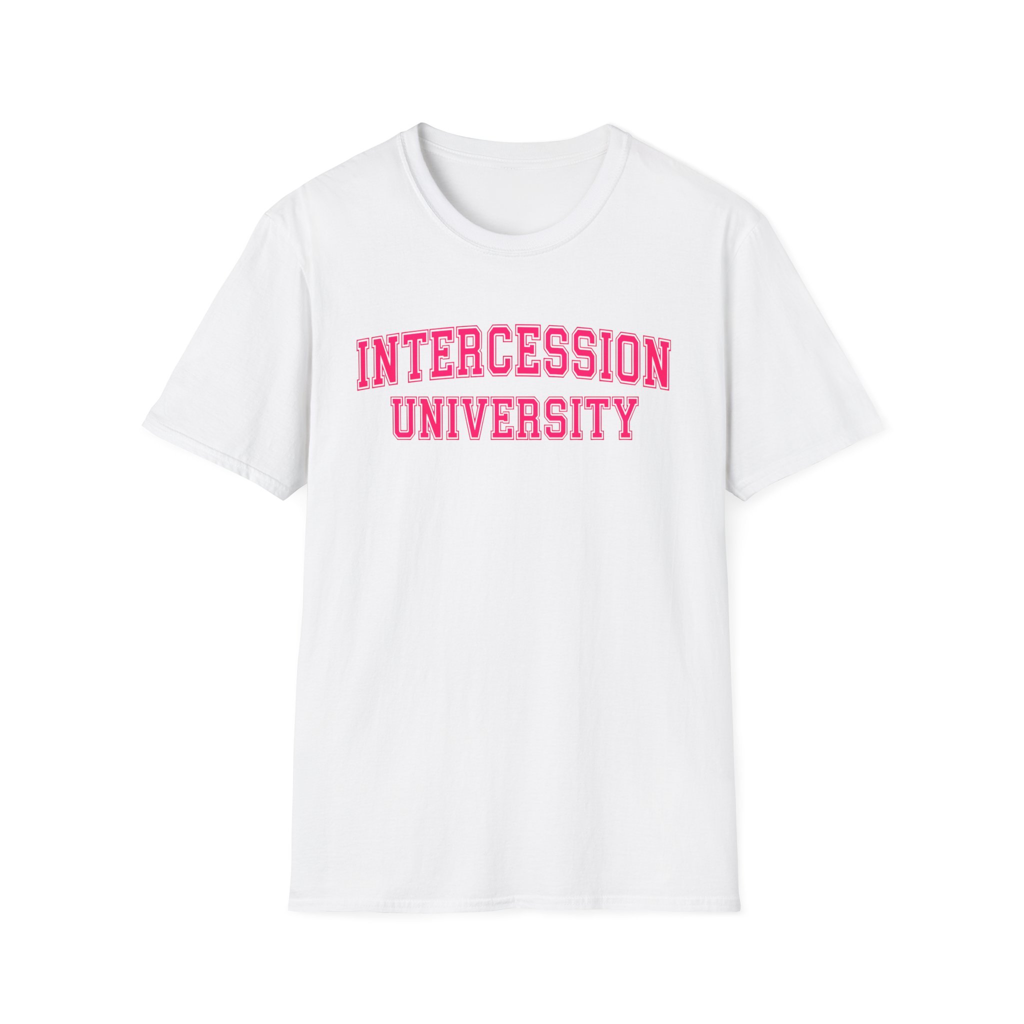 Intercession University Unisex Softstyle T-Shirt product thumbnail image Intercession University Unisex Softstyle T-Shirt product thumbnail image