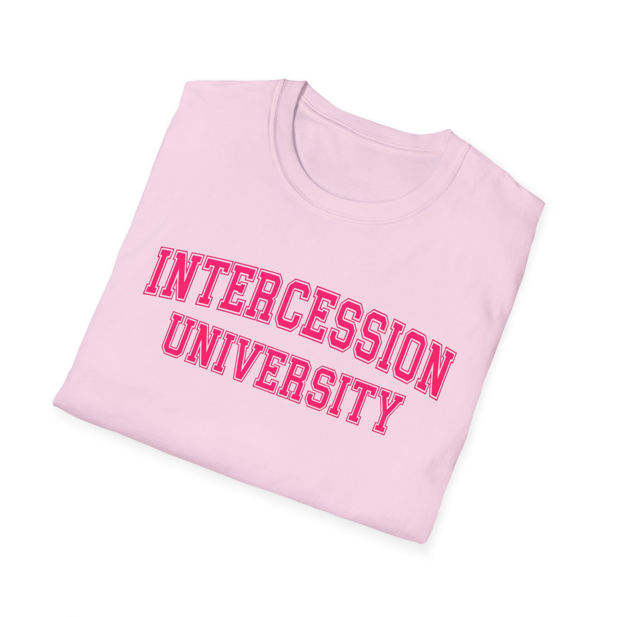 Intercession University Unisex Softstyle T-Shirt product thumbnail image Intercession University Unisex Softstyle T-Shirt product thumbnail image
