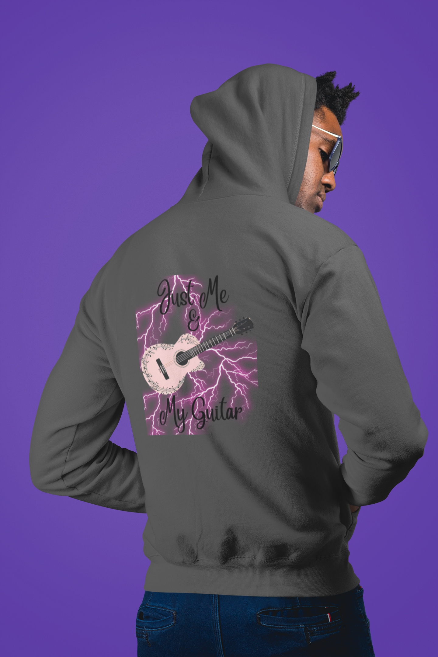 Guitar Lover's Unisex Hoodie – Just Me & My Guitar Sweatshirt product thumbnail image Guitar Lover's Unisex Hoodie – Just Me & My Guitar Sweatshirt product thumbnail image
