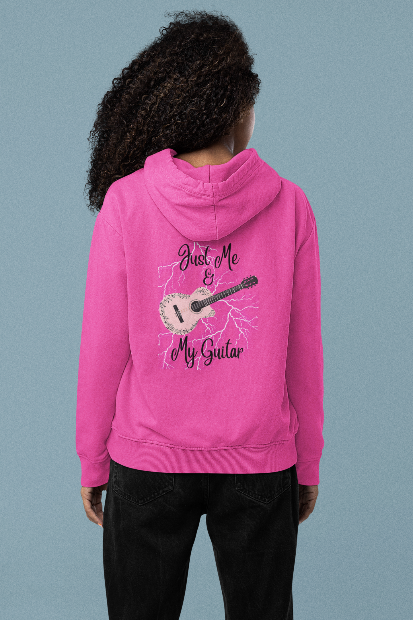 Guitar Lover's Unisex Hoodie – Just Me & My Guitar Sweatshirt product thumbnail image Guitar Lover's Unisex Hoodie – Just Me & My Guitar Sweatshirt product thumbnail image
