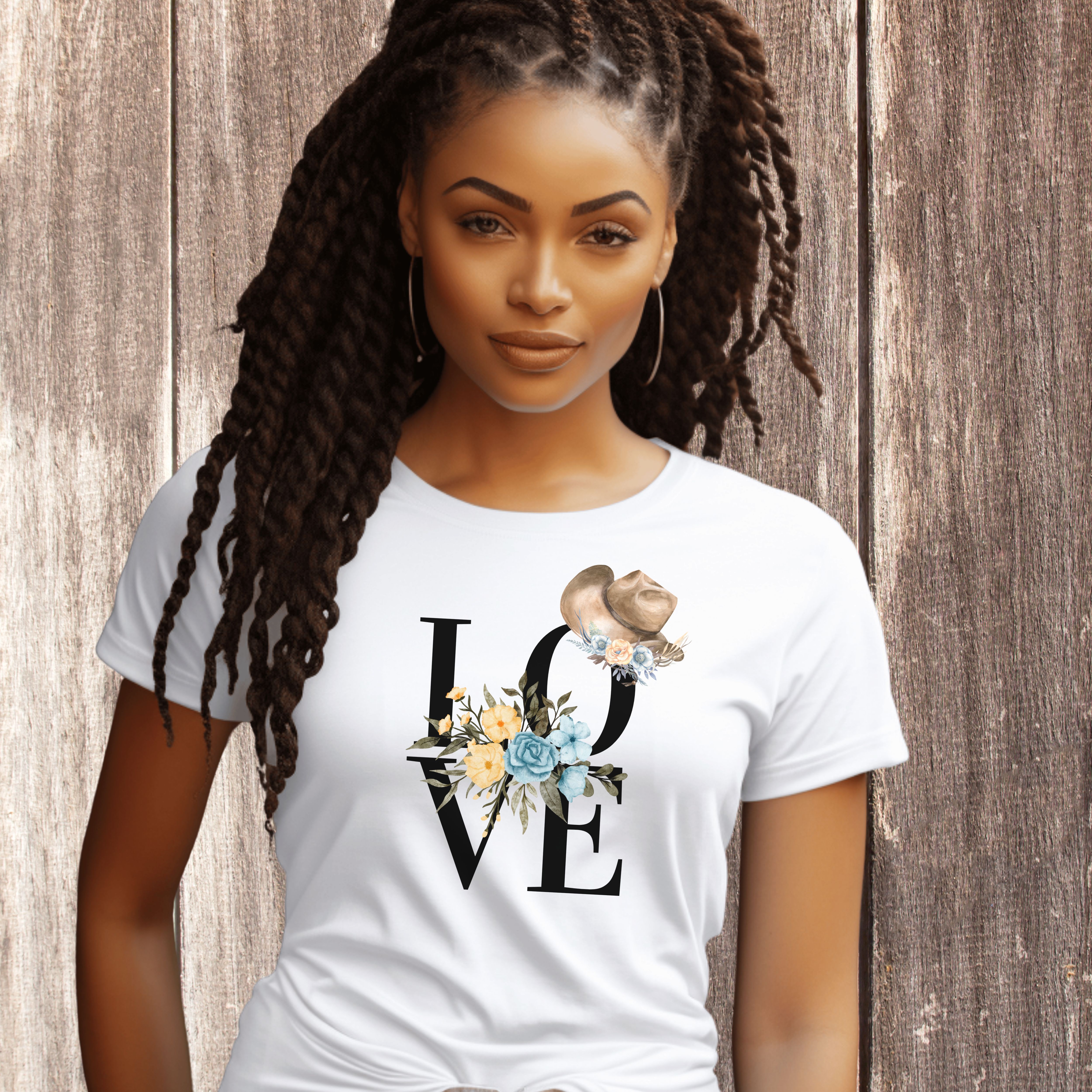 Cowboy Love Unisex Heavy Cotton Tee product thumbnail image Cowboy Love Unisex Heavy Cotton Tee product thumbnail image