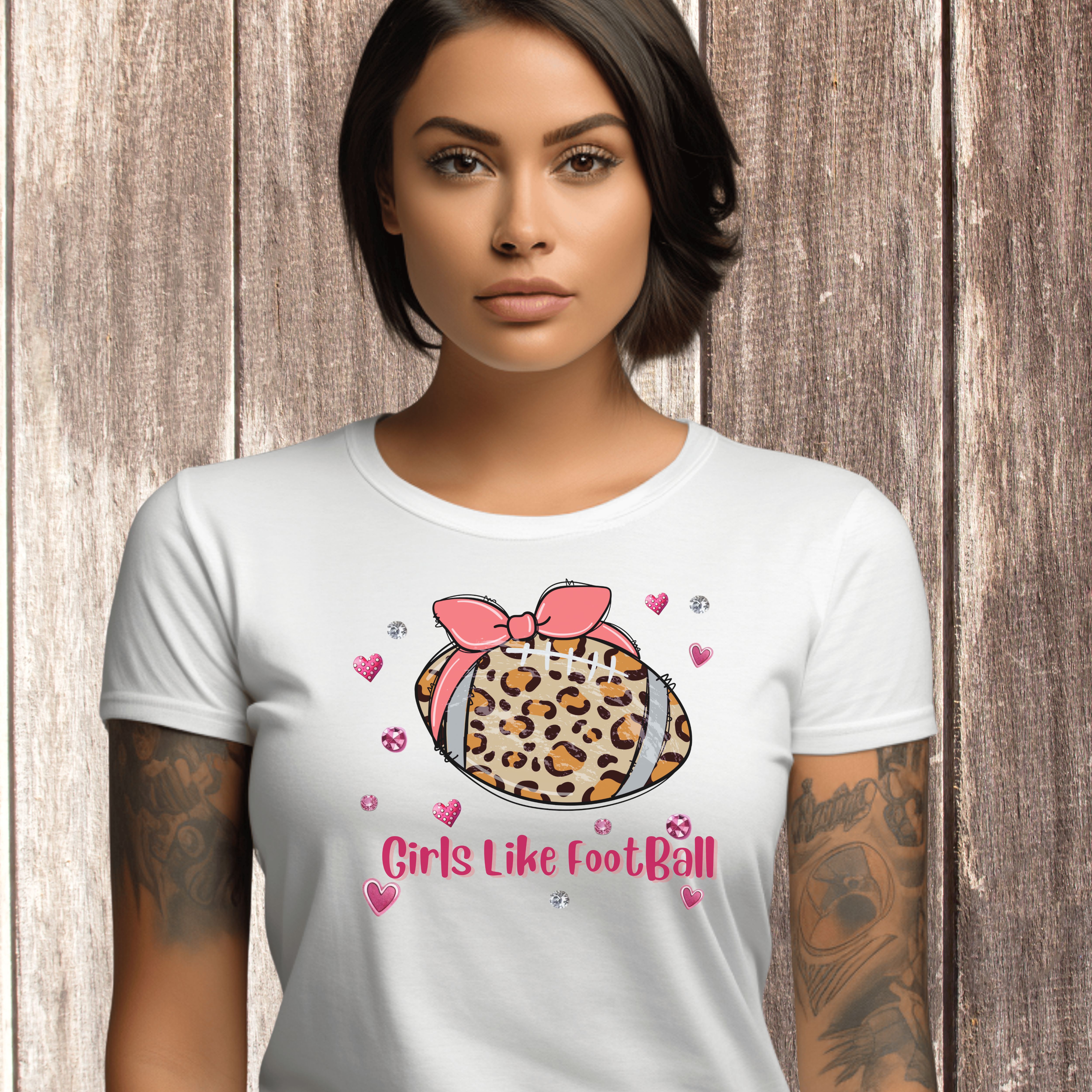 Girls like Football Unisex Heavy Cotton Tee product thumbnail image Girls like Football Unisex Heavy Cotton Tee product thumbnail image