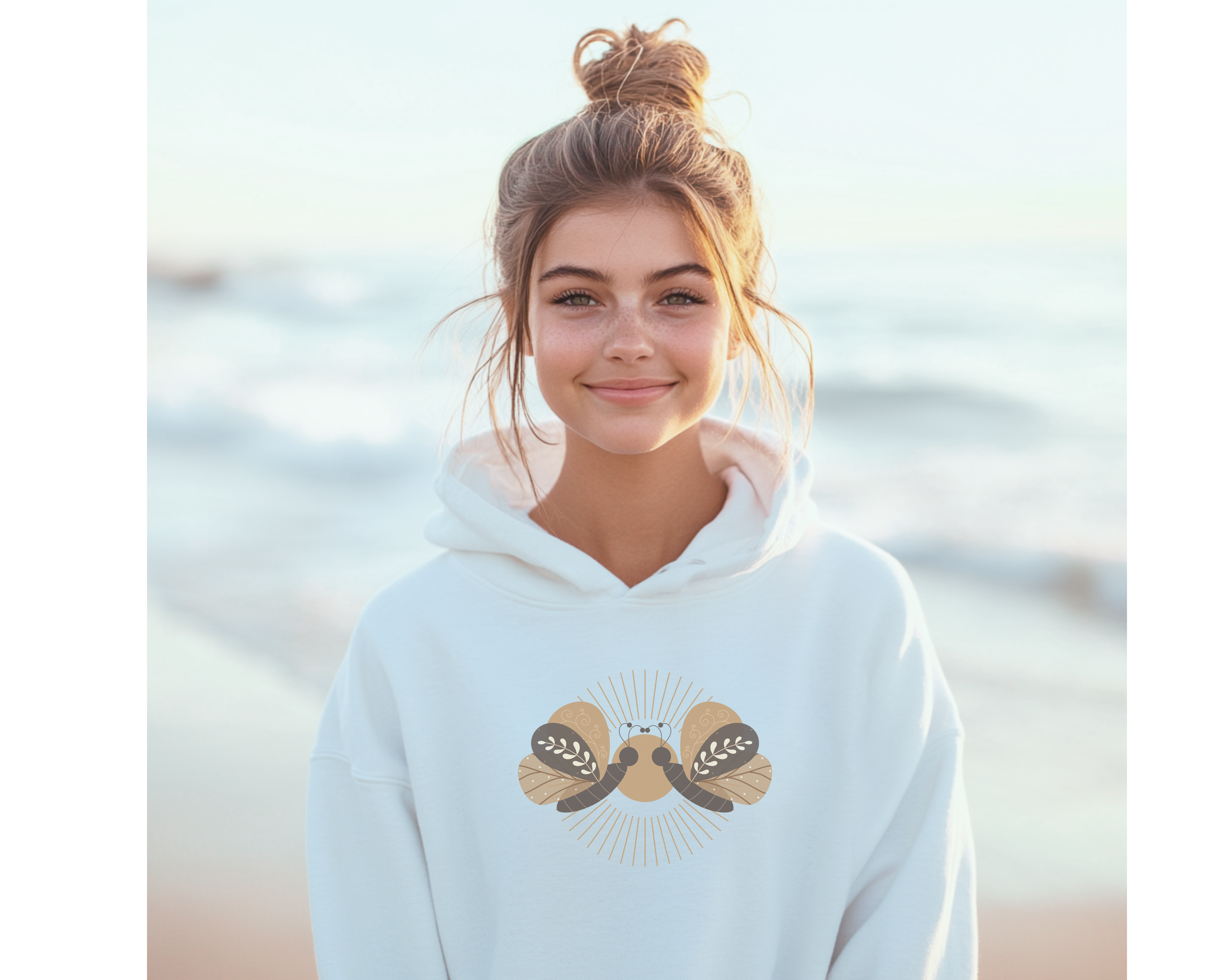 Women's You Are Enough Flower Hoodie, Hoodie Mental Health, Flowered Sweater With Butterflies, Be Kind Sweater, Gift For Her, Girls Therapy Hoodie product thumbnail image Women's You Are Enough Flower Hoodie, Hoodie Mental Health, Flowered Sweater With Butterflies, Be Kind Sweater, Gift For Her, Girls Therapy Hoodie product thumbnail image