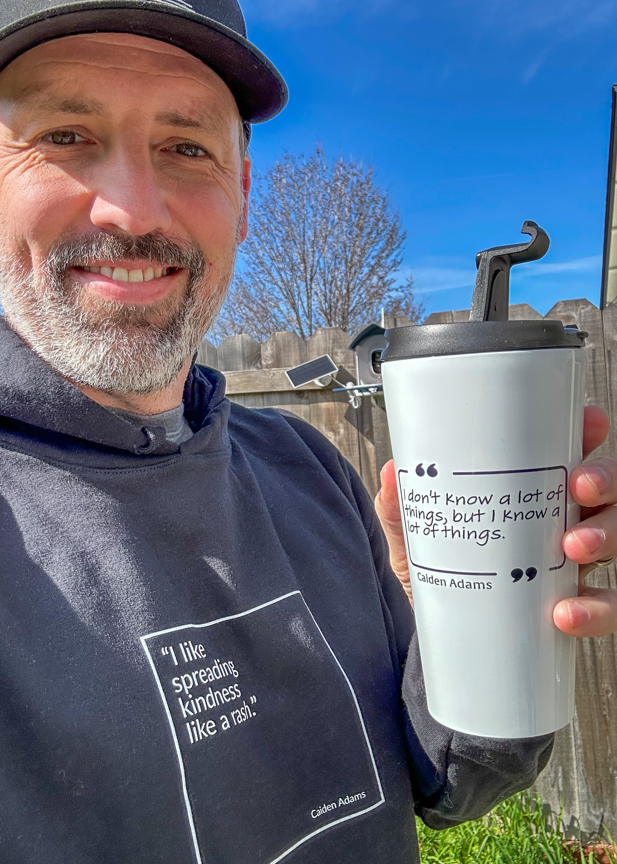 Dual Quote - Stainless Steel Travel Mug product thumbnail image Dual Quote - Stainless Steel Travel Mug product thumbnail image