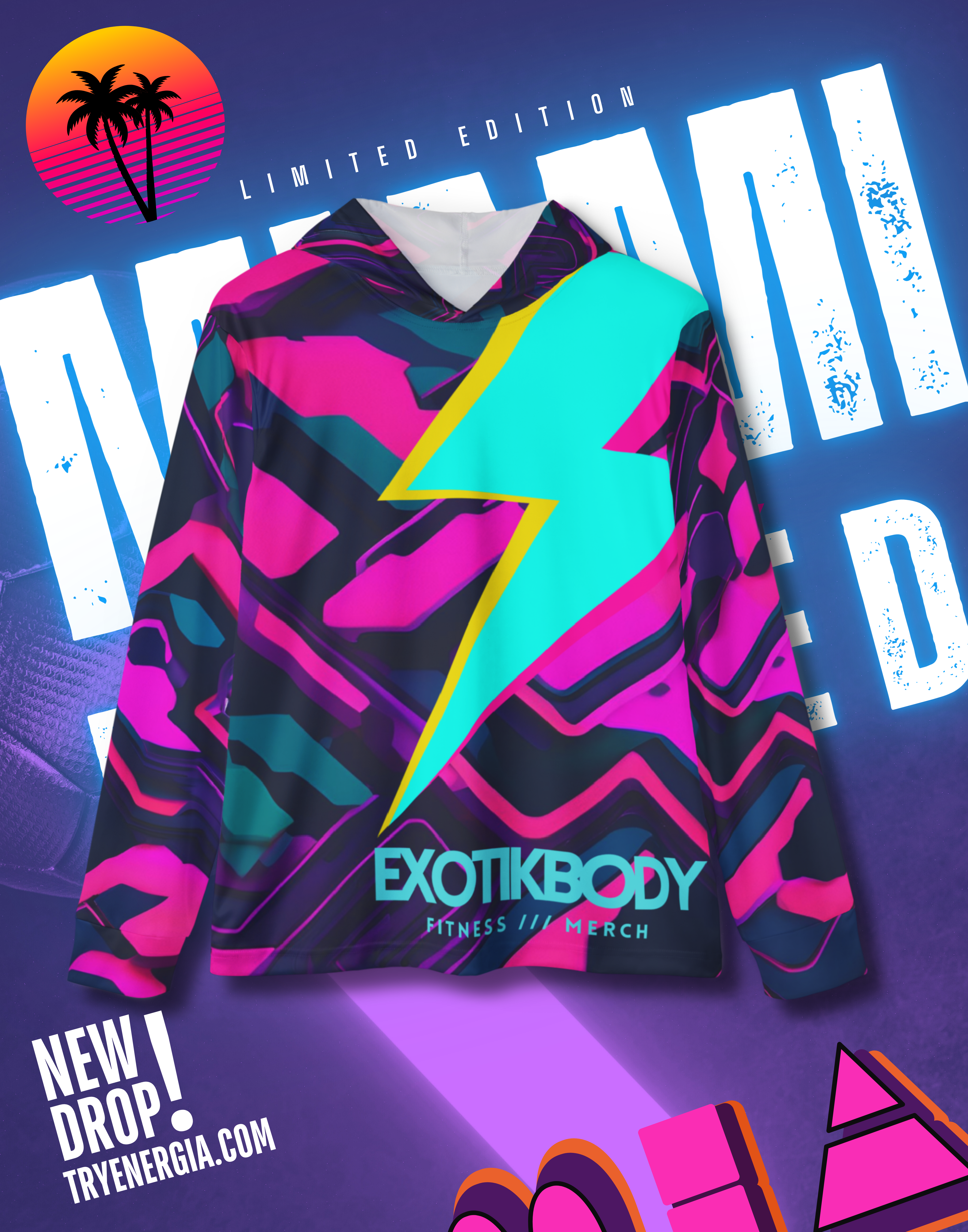 Miami Camo Warmup Hoodie product thumbnail image Miami Camo Warmup Hoodie product thumbnail image