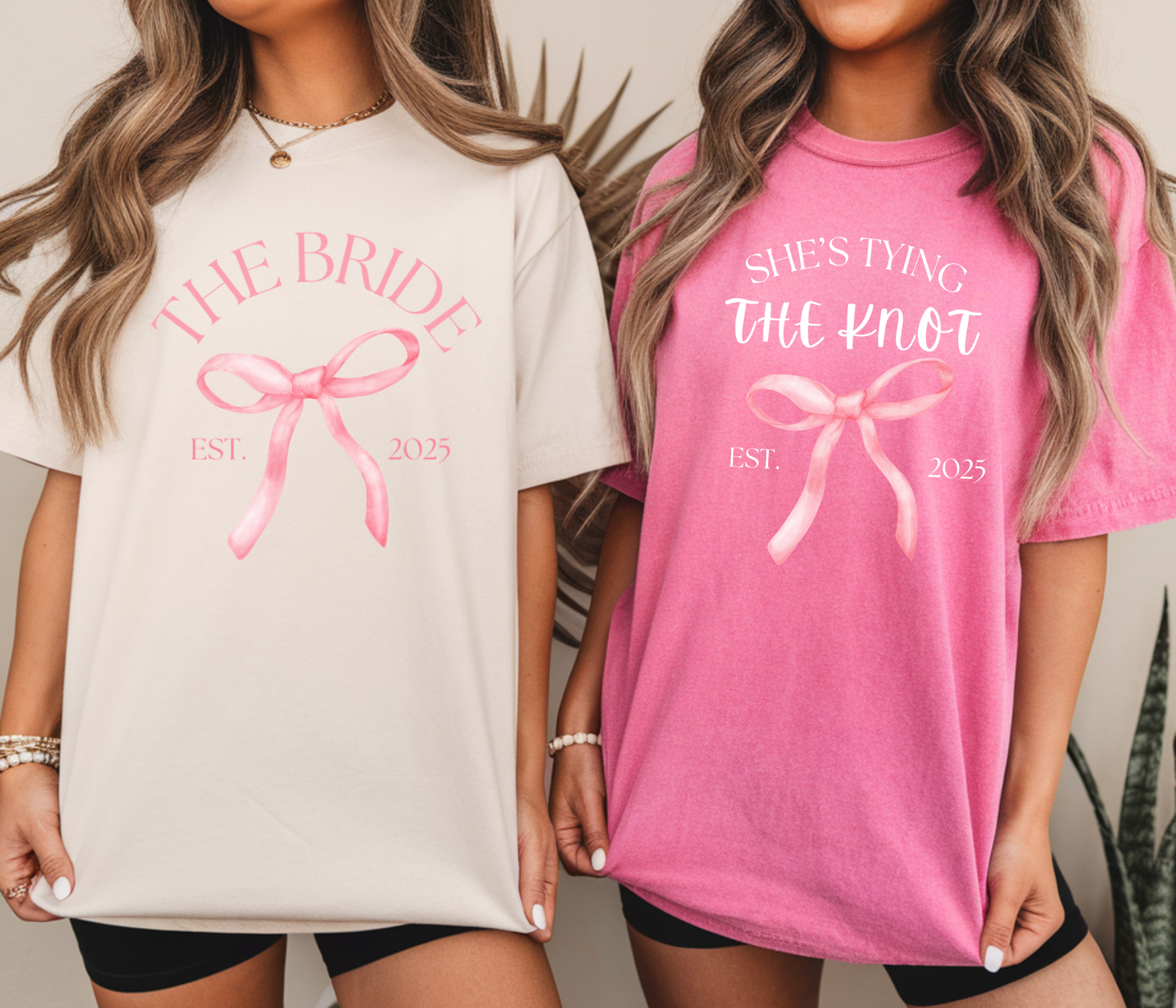 Bride To Be T-shirt, Ivory Pink Wedding Gift Apparel, She's Tying The Knot Tee, Bridal Shirt, Bachelorette product thumbnail image Bride To Be T-shirt, Ivory Pink Wedding Gift Apparel, She's Tying The Knot Tee, Bridal Shirt, Bachelorette product thumbnail image