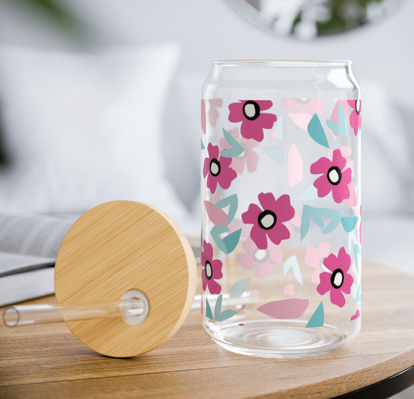 floral glass - 16 oz product thumbnail image floral glass - 16 oz product thumbnail image