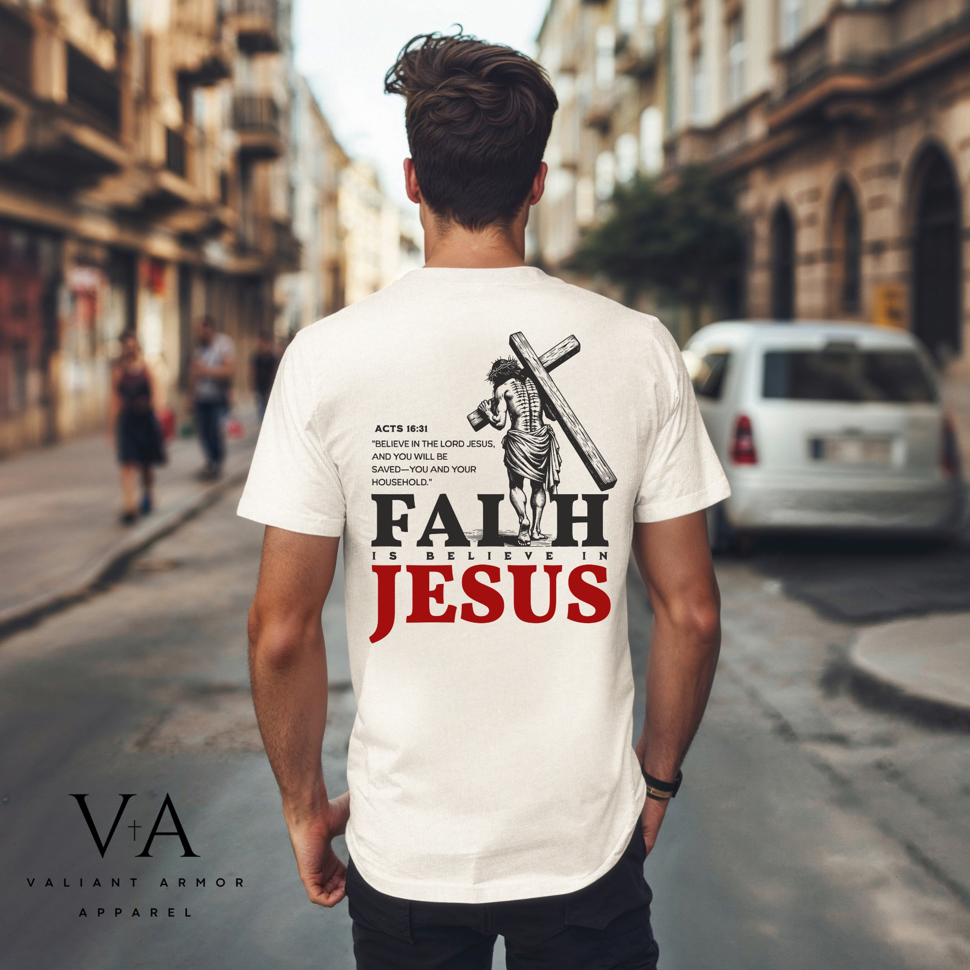 Faith is believe in Jesus - Men's Comfort Colors Graphic Tee Faith is believe in Jesus - Men's Comfort Colors Graphic Tee