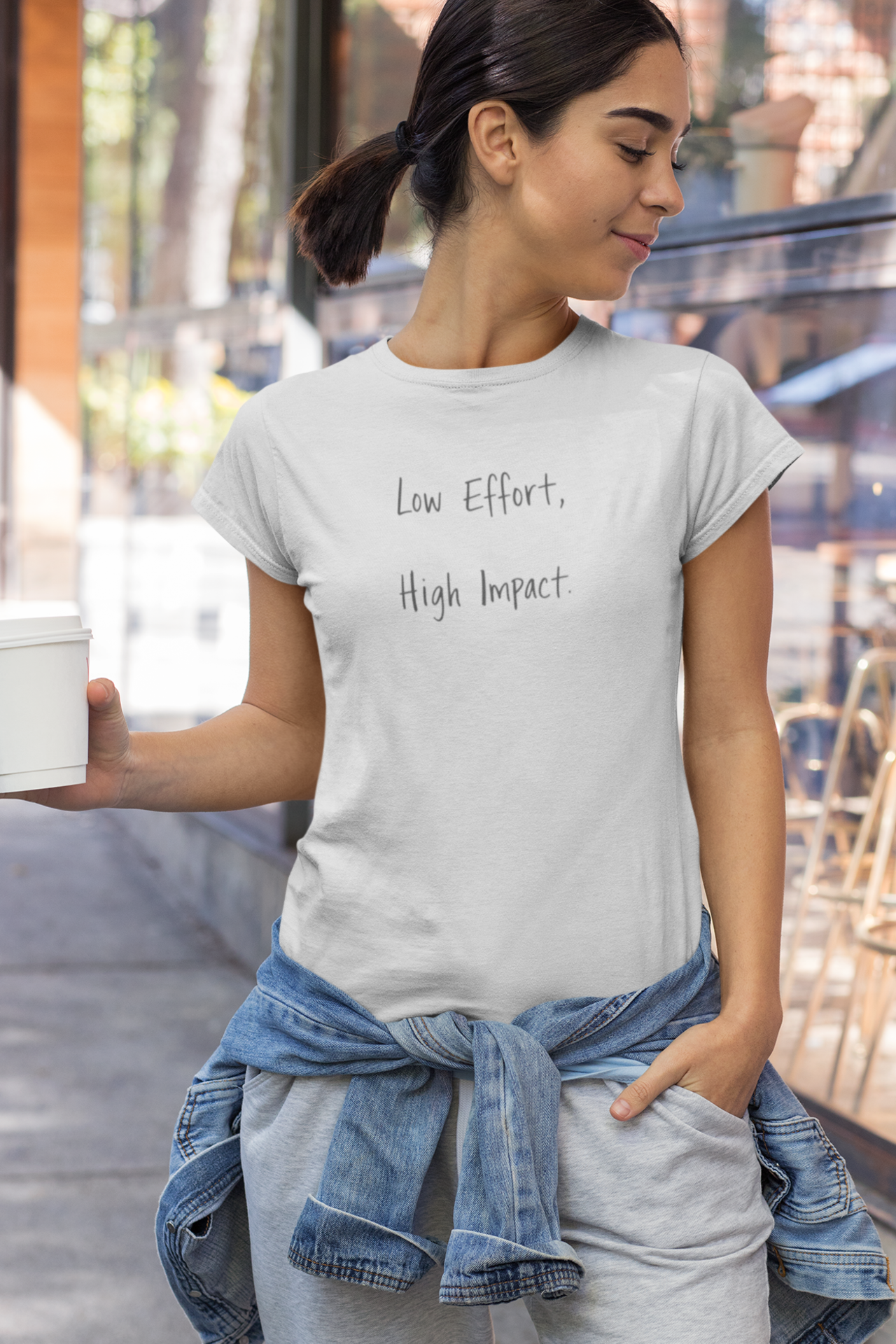 Inspirational Women's Tee, Motivational Shirt for Women, Casual Summer Top, Perfect Gift for Friends, Vacation Tee, Women's Fashion product thumbnail image