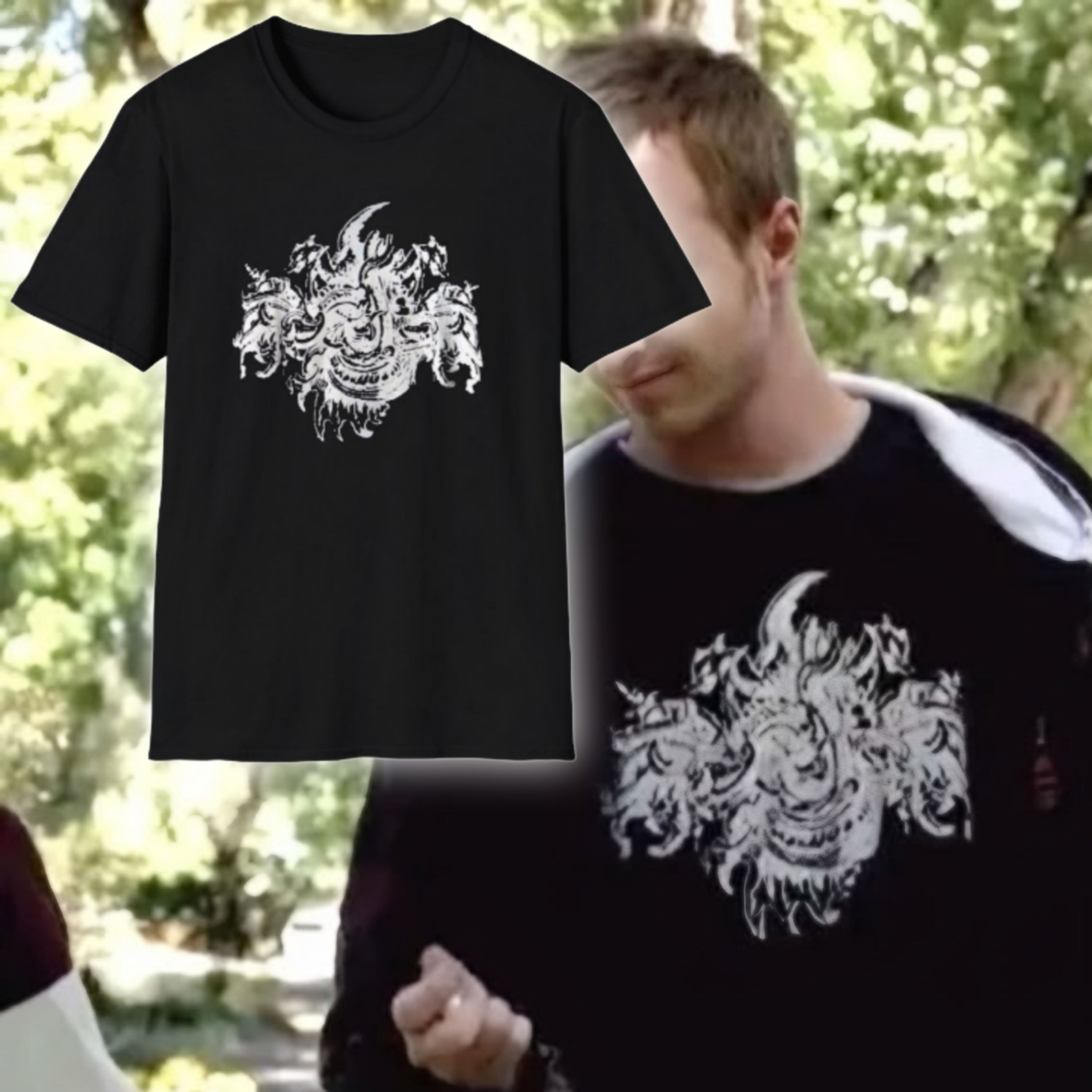 Jesse Pinkman's Dragon Design T-shirt 