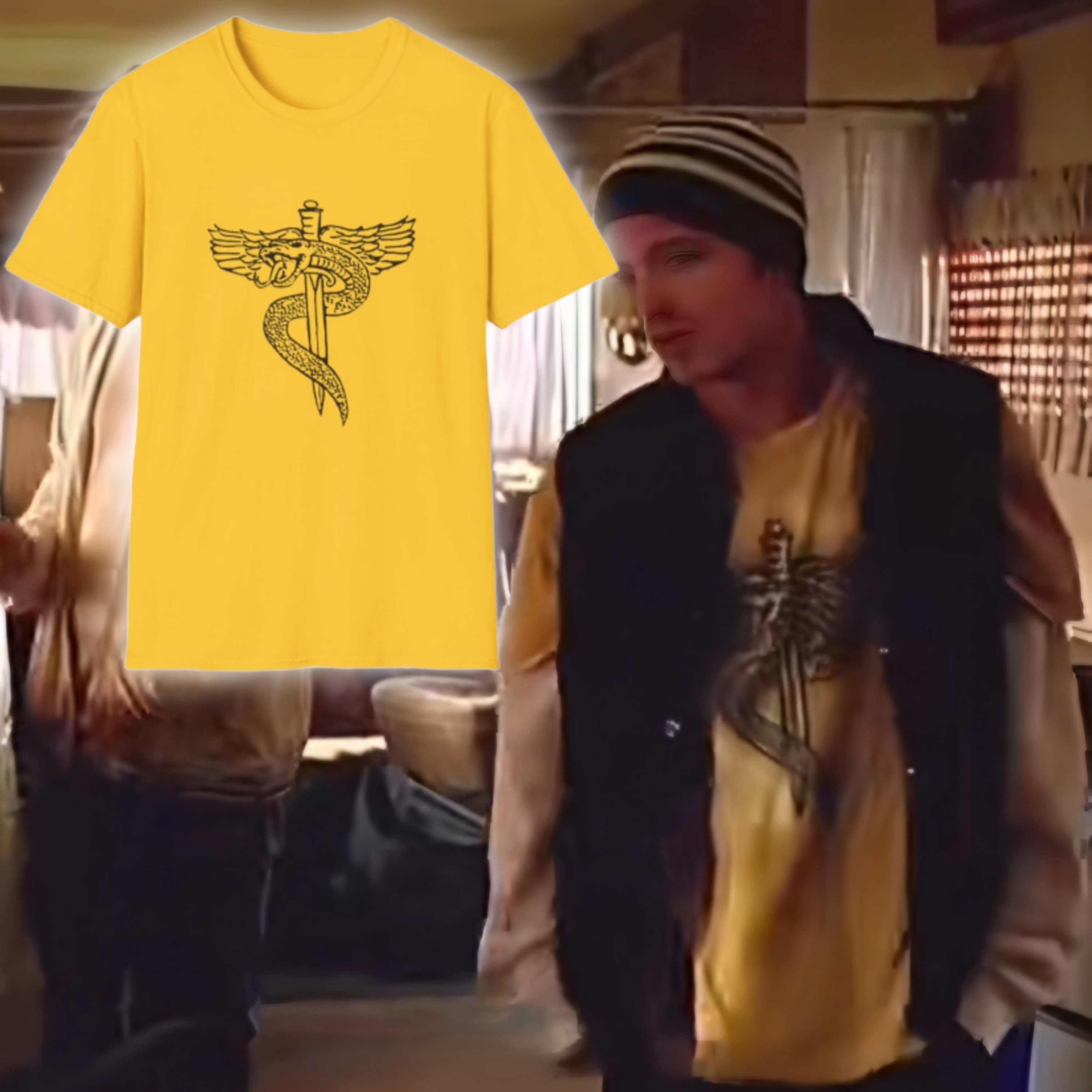 Jesse Pinkman's Snake Design T-shirt product thumbnail image Jesse Pinkman's Snake Design T-shirt product thumbnail image