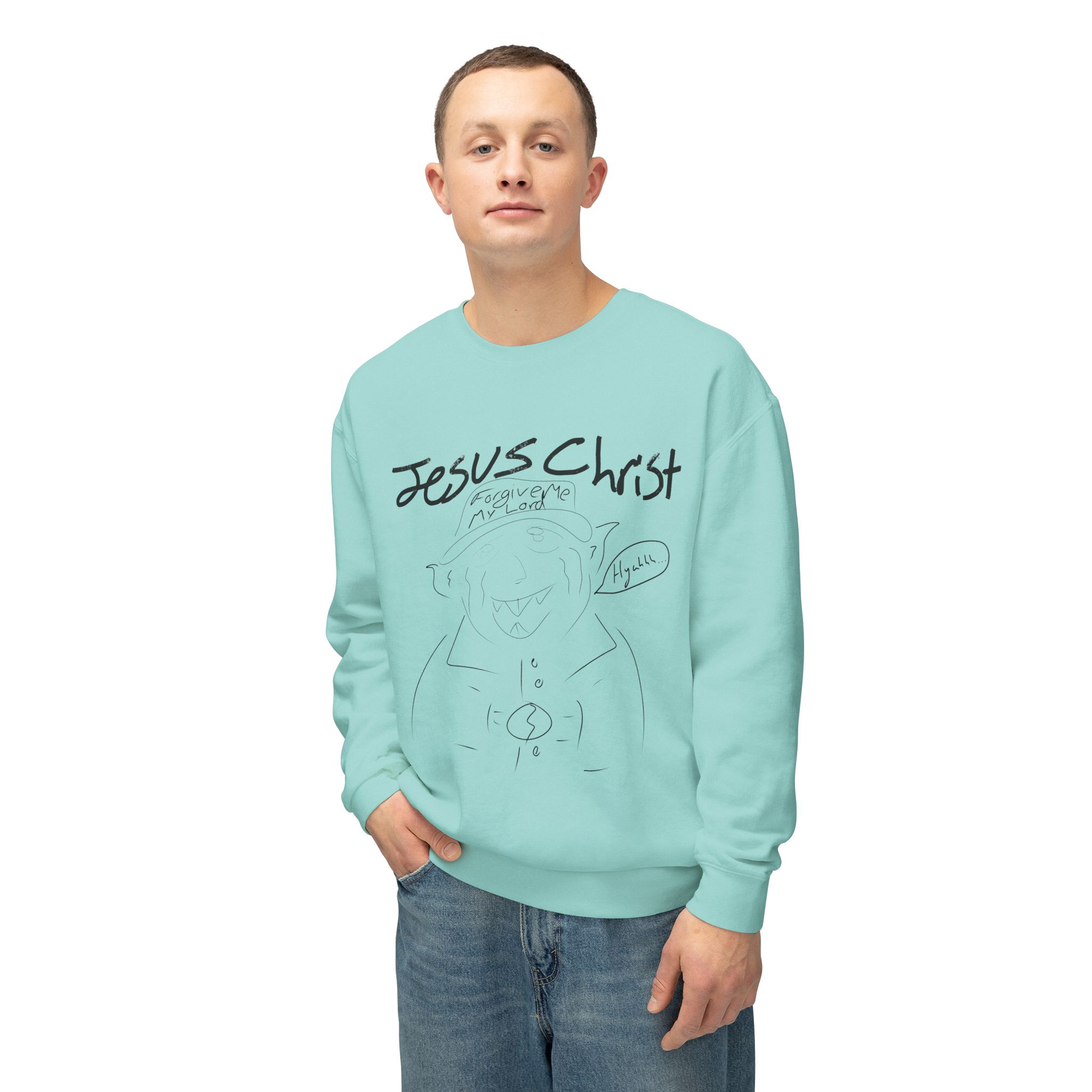 Forgive Me My Lord Crewneck Sweatshirt product thumbnail image