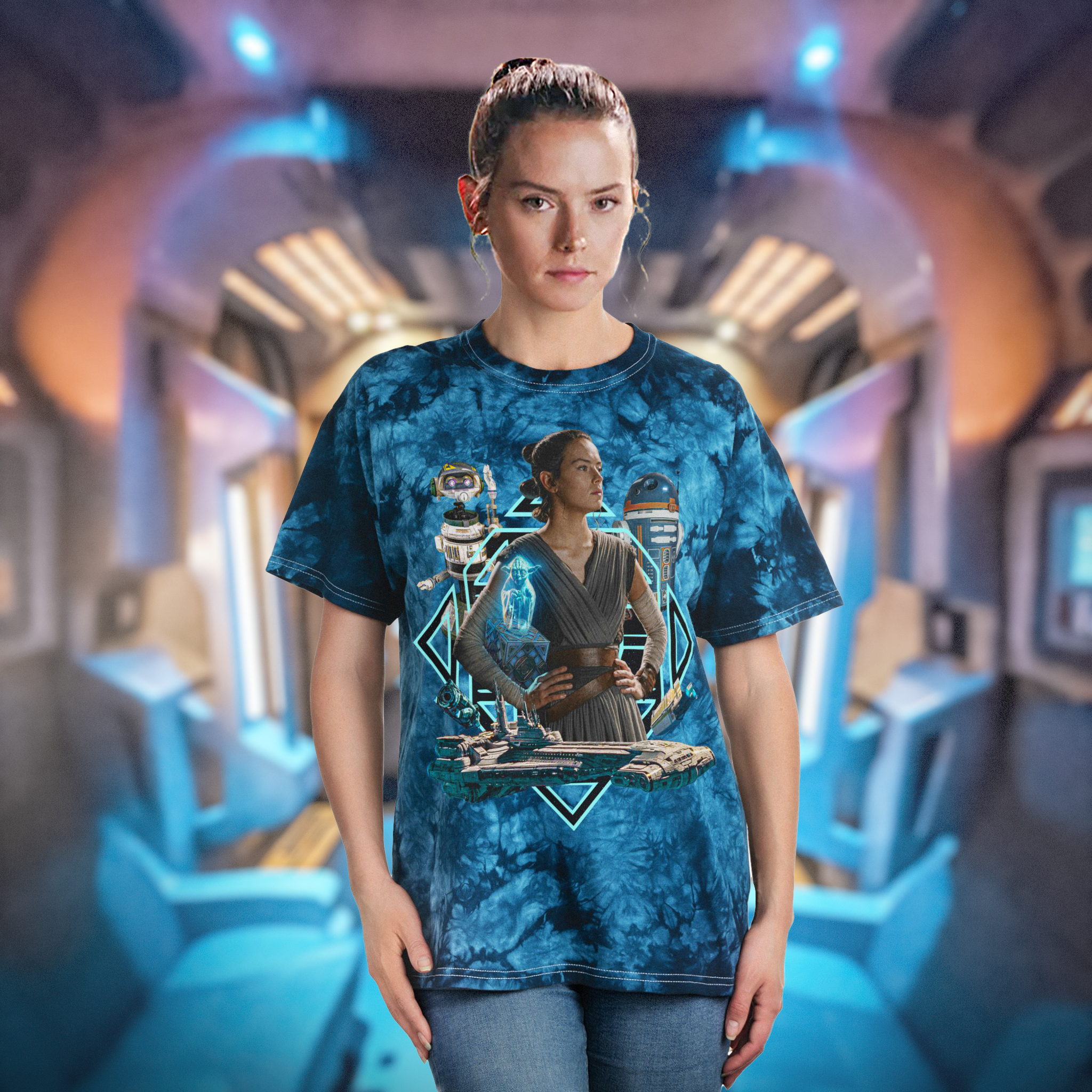"Rey on the Halcyon" | Tie-Dye product thumbnail image "Rey on the Halcyon" | Tie-Dye product thumbnail image