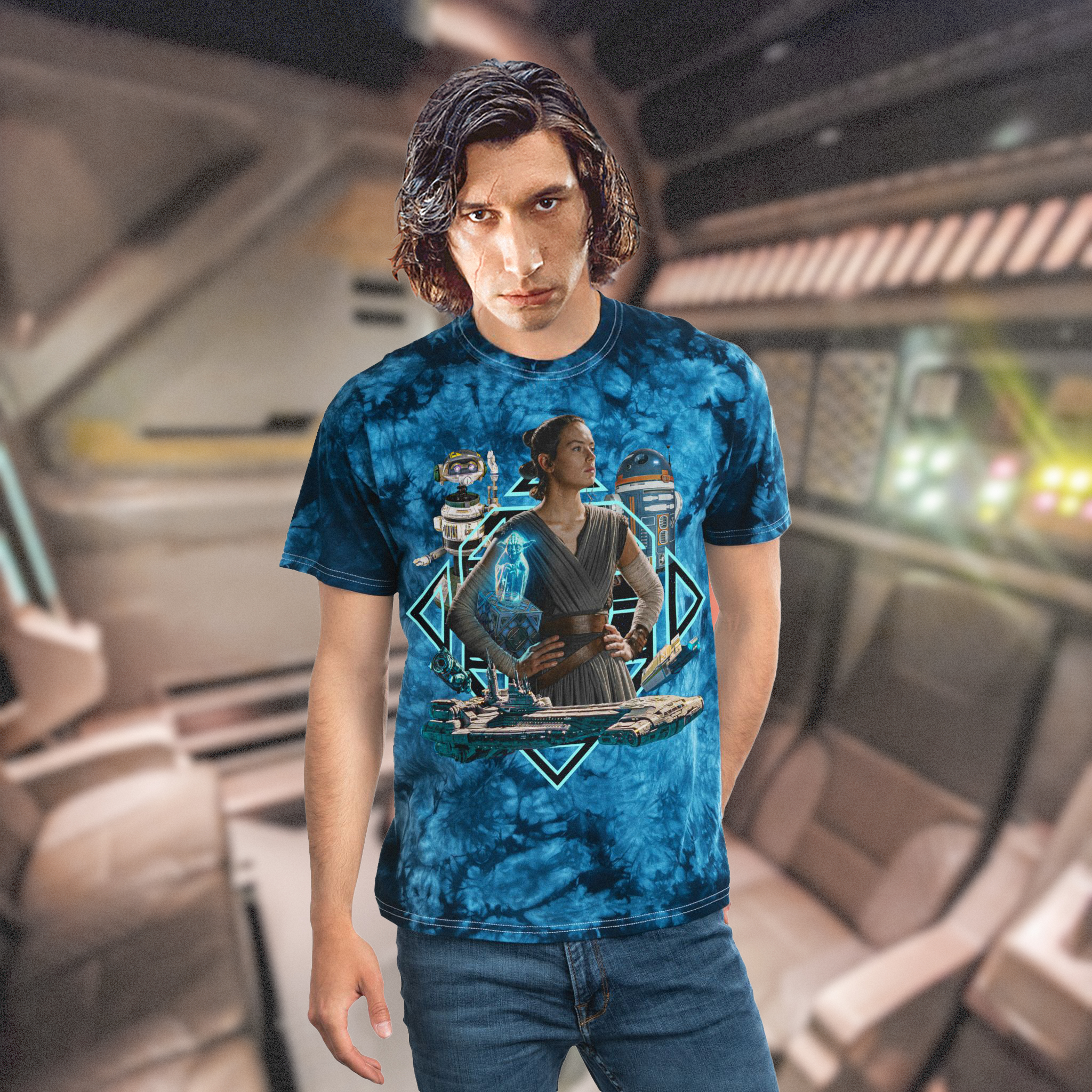 "Rey on the Halcyon" | Tie-Dye product thumbnail image