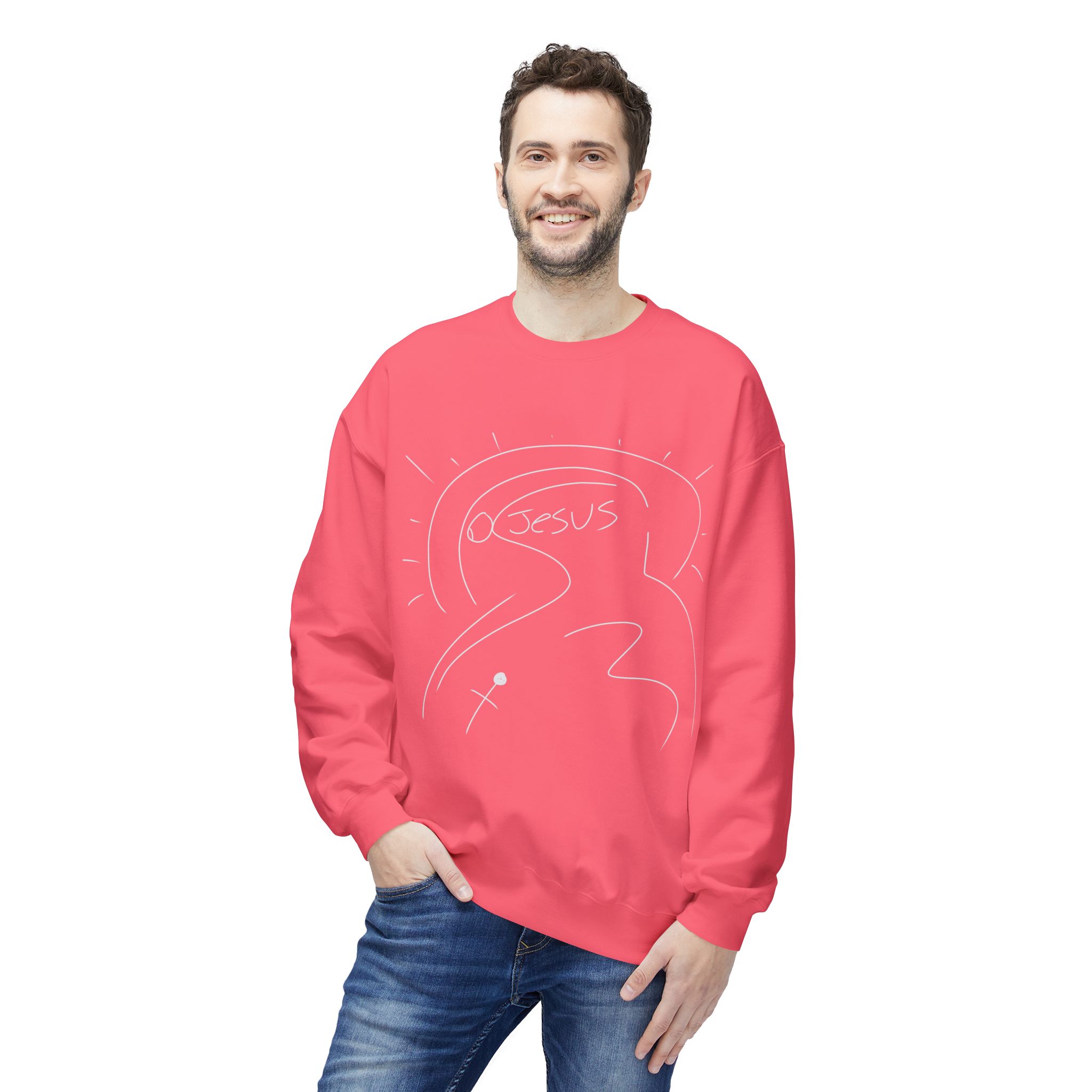Christ Glow Crewneck Sweatshirt product thumbnail image