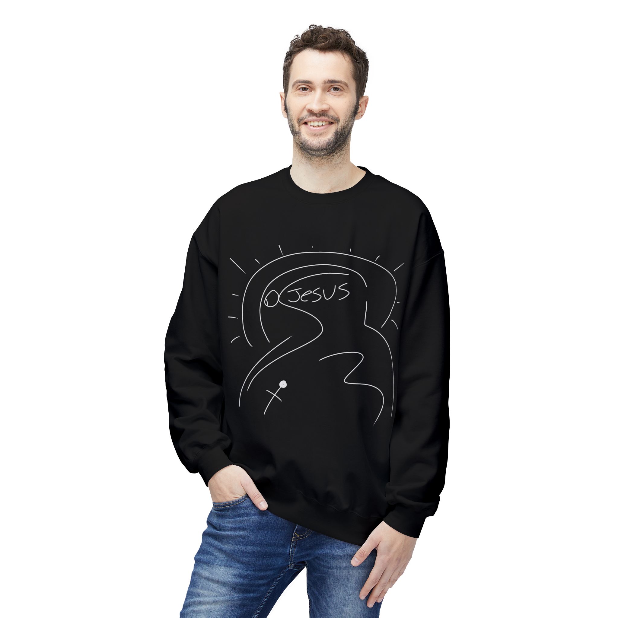 Christ Glow Crewneck Sweatshirt product thumbnail image