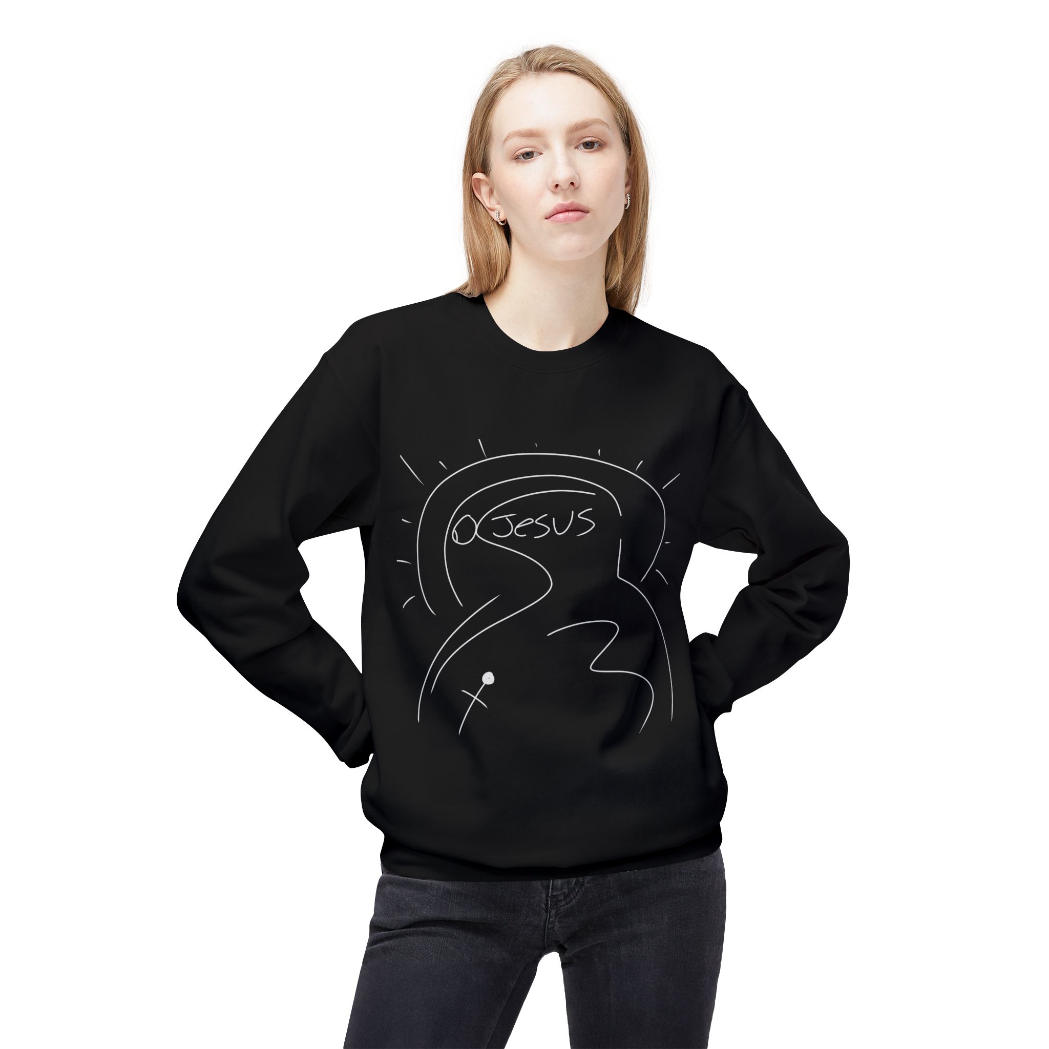 Christ Glow Crewneck Sweatshirt product thumbnail image