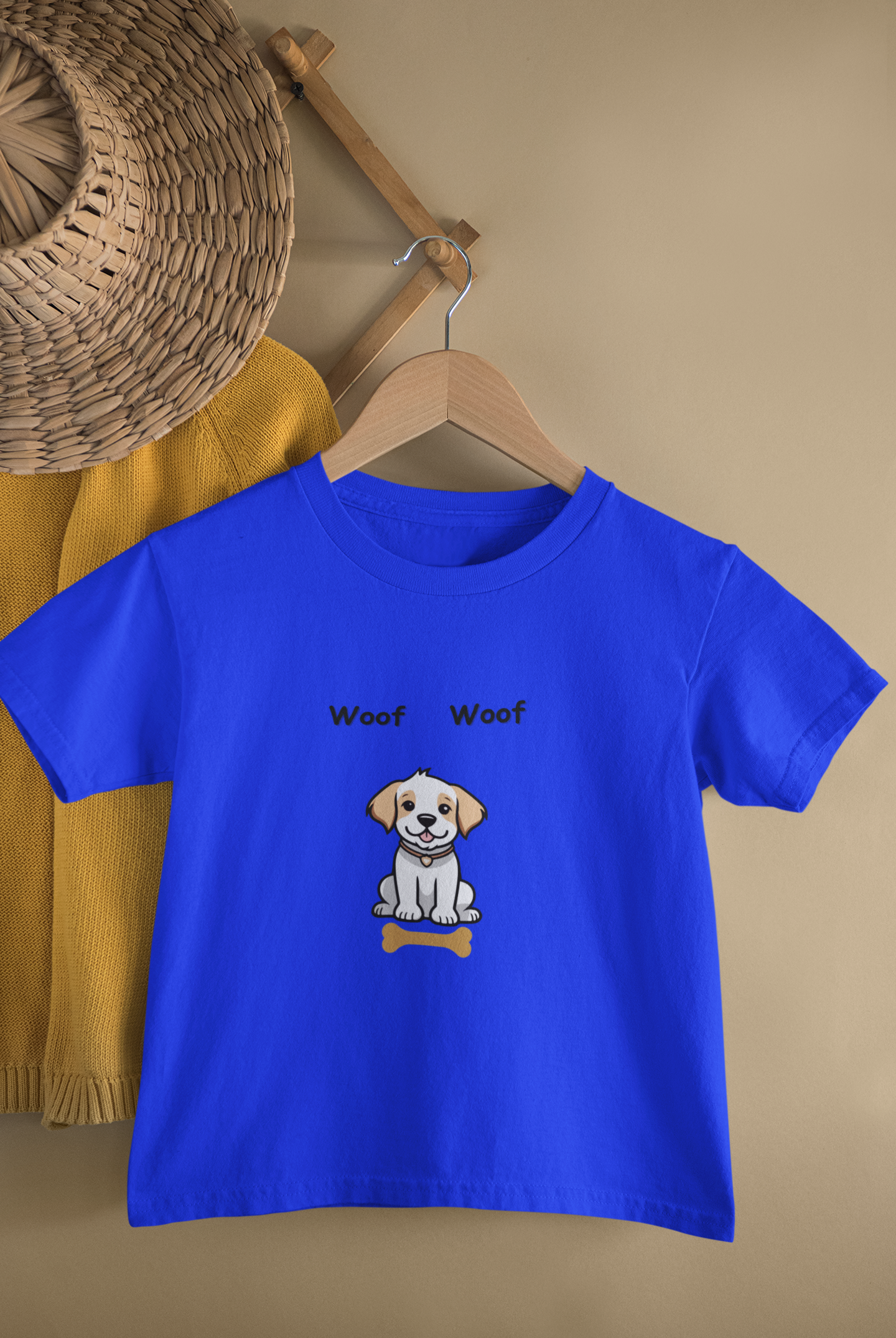 Cute Puppy 'Woof Woof' Toddler T-Shirt