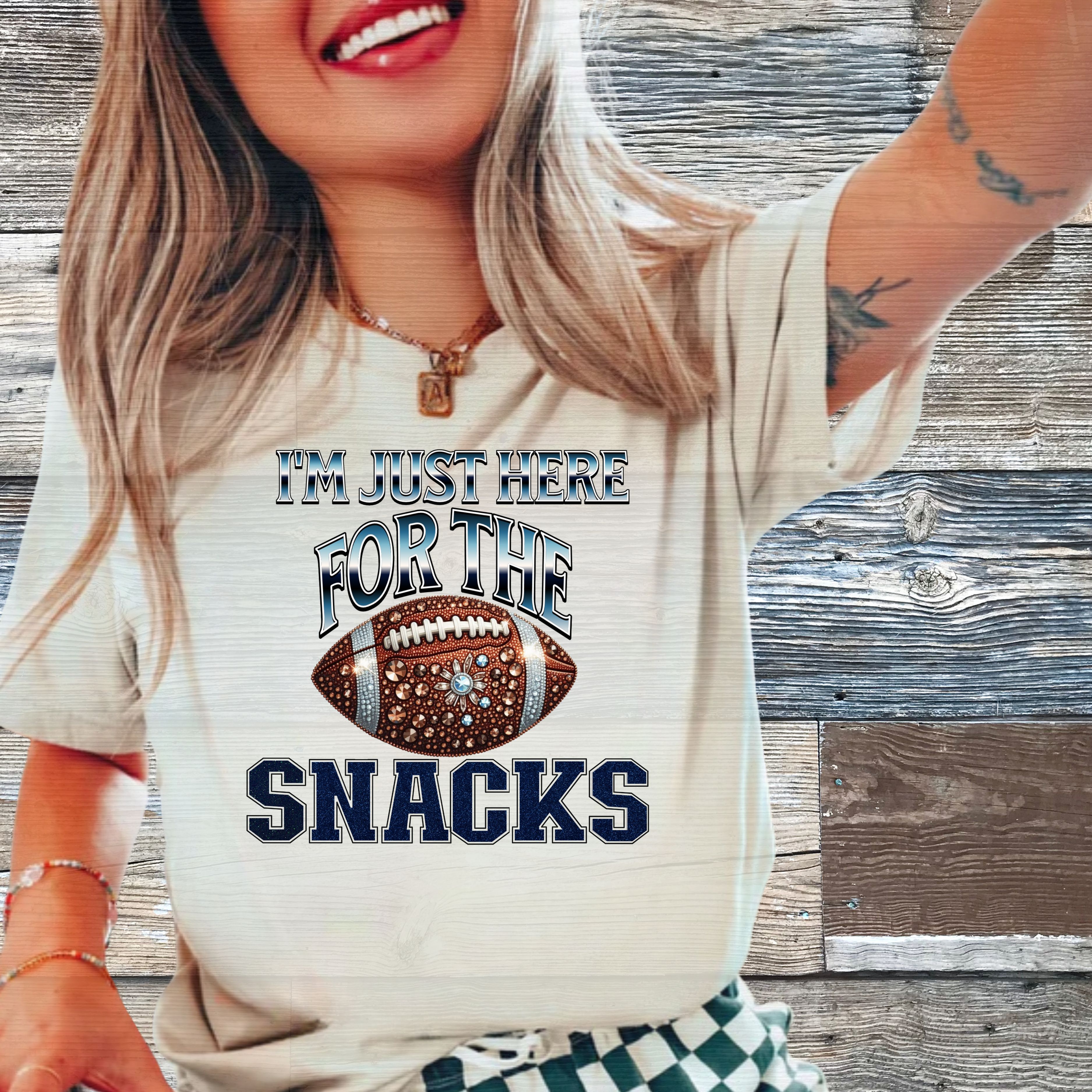 Football Snacks Unisex Heavy Cotton Tee
