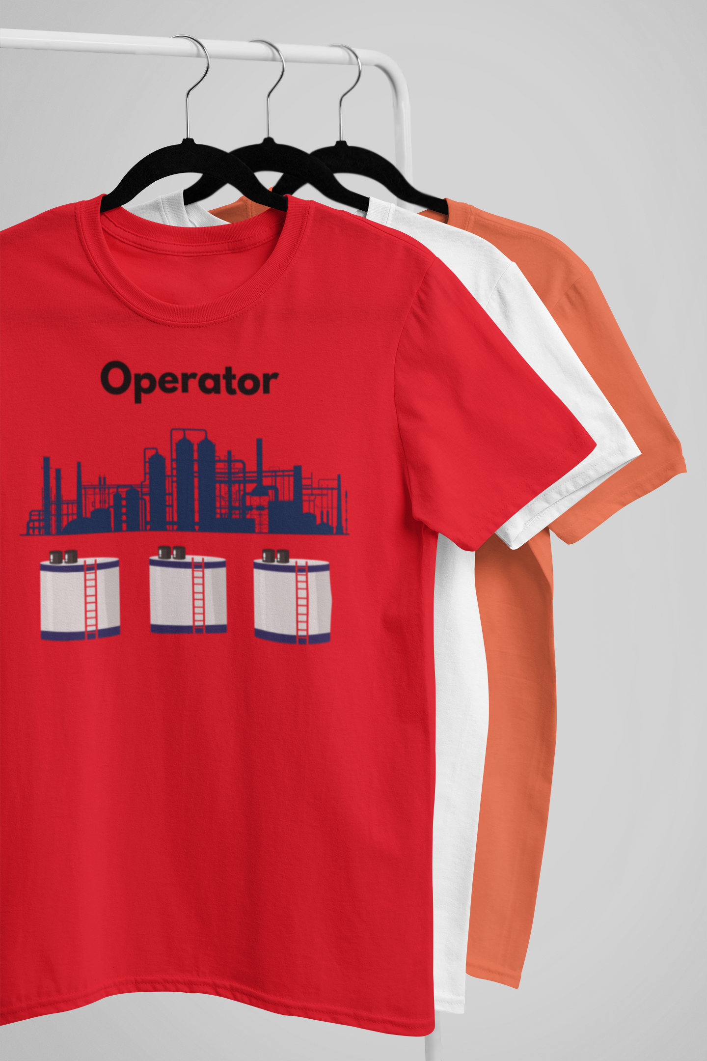Operator Unisex Cotton Tee - Industrial Design T-Shirt for Professionals
