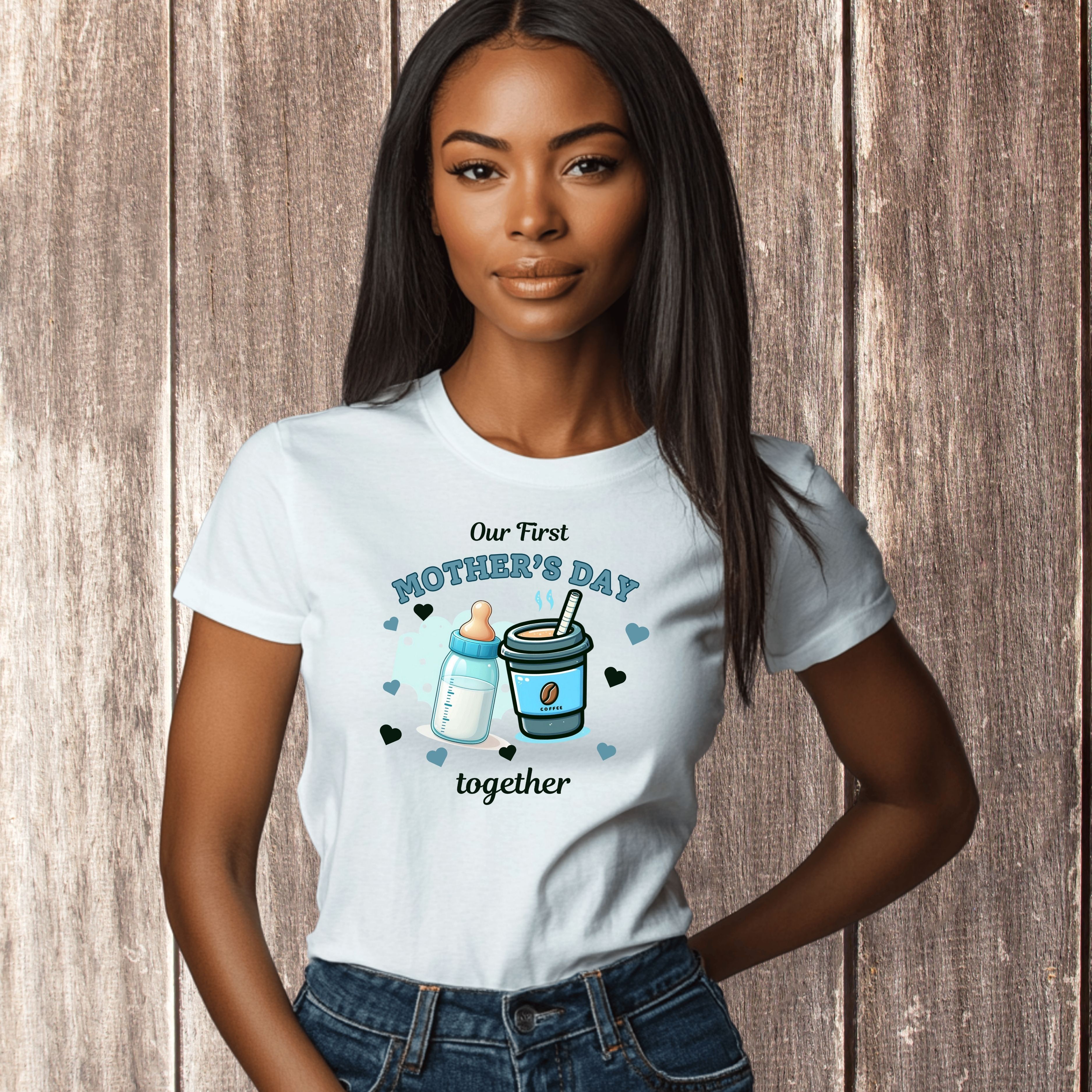 Our First Mother's Day Together Unisex Heavy Cotton Tee