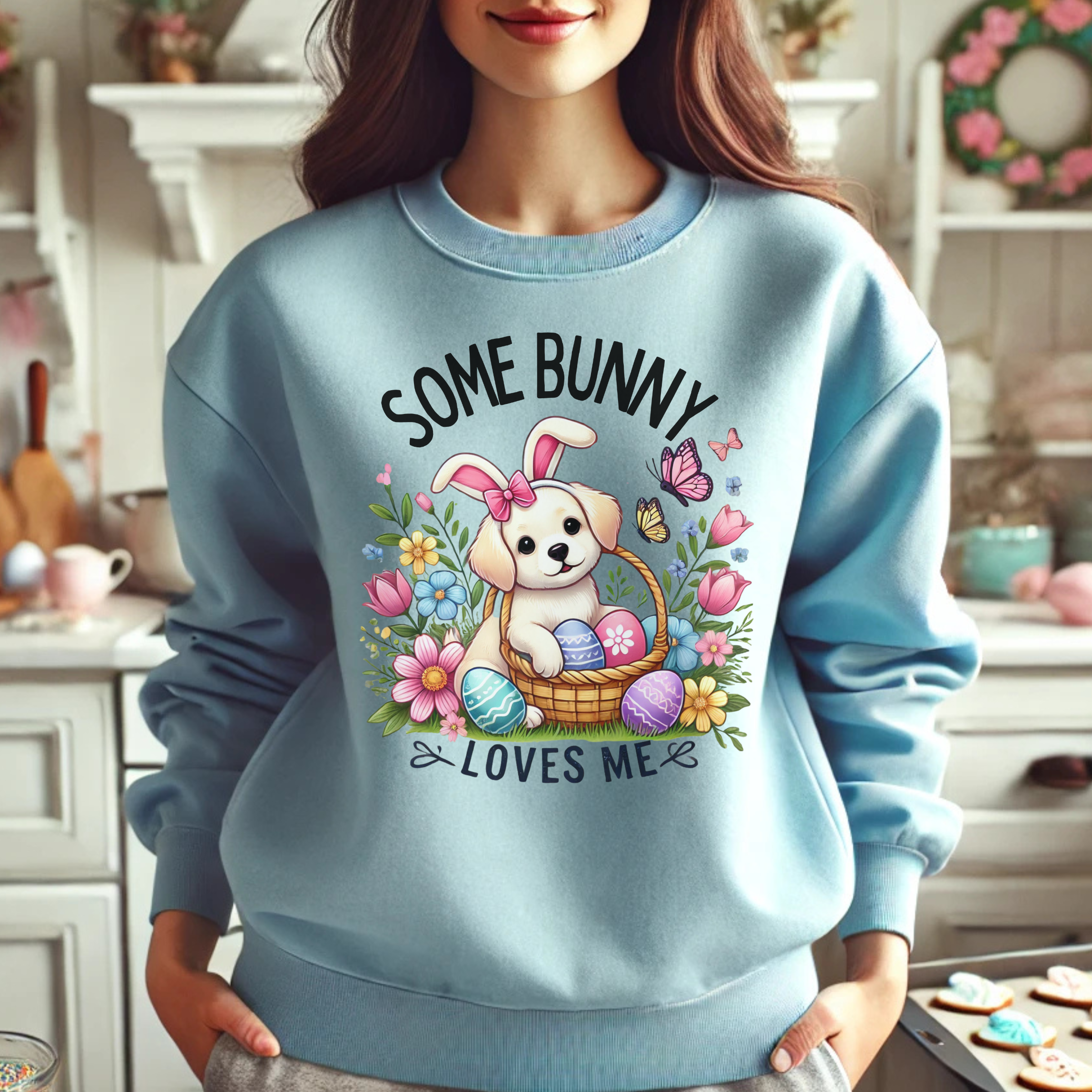 SOME BUNNY Midweight Softstyle Fleece Crewneck Sweatshirt SOME BUNNY Midweight Softstyle Fleece Crewneck Sweatshirt