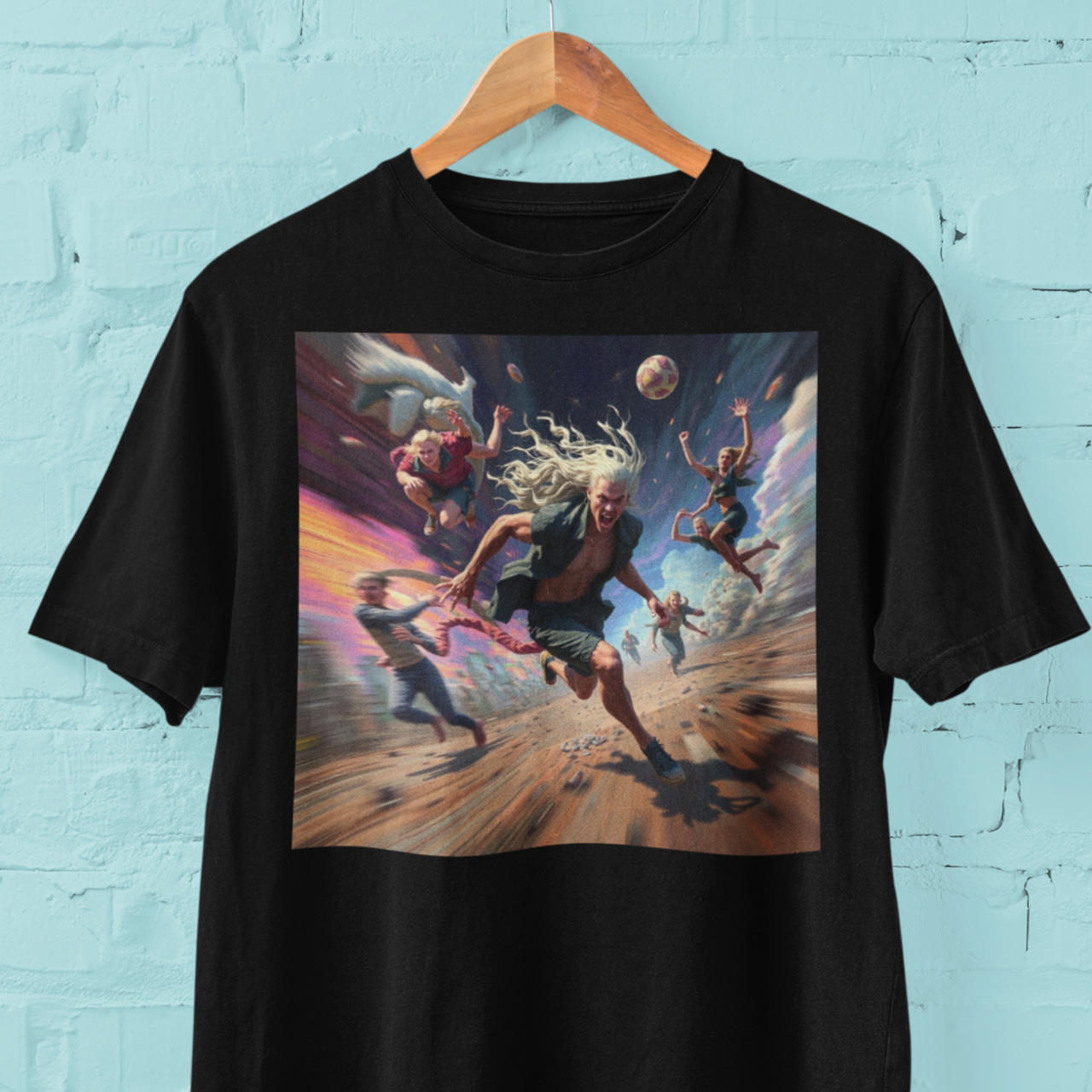 Cool Graphic Tee, Vintage Unisex Shirt, Trendy Tshirt, Retro Garment-Dyed Top, Hipster Graphic T-shirt product thumbnail image