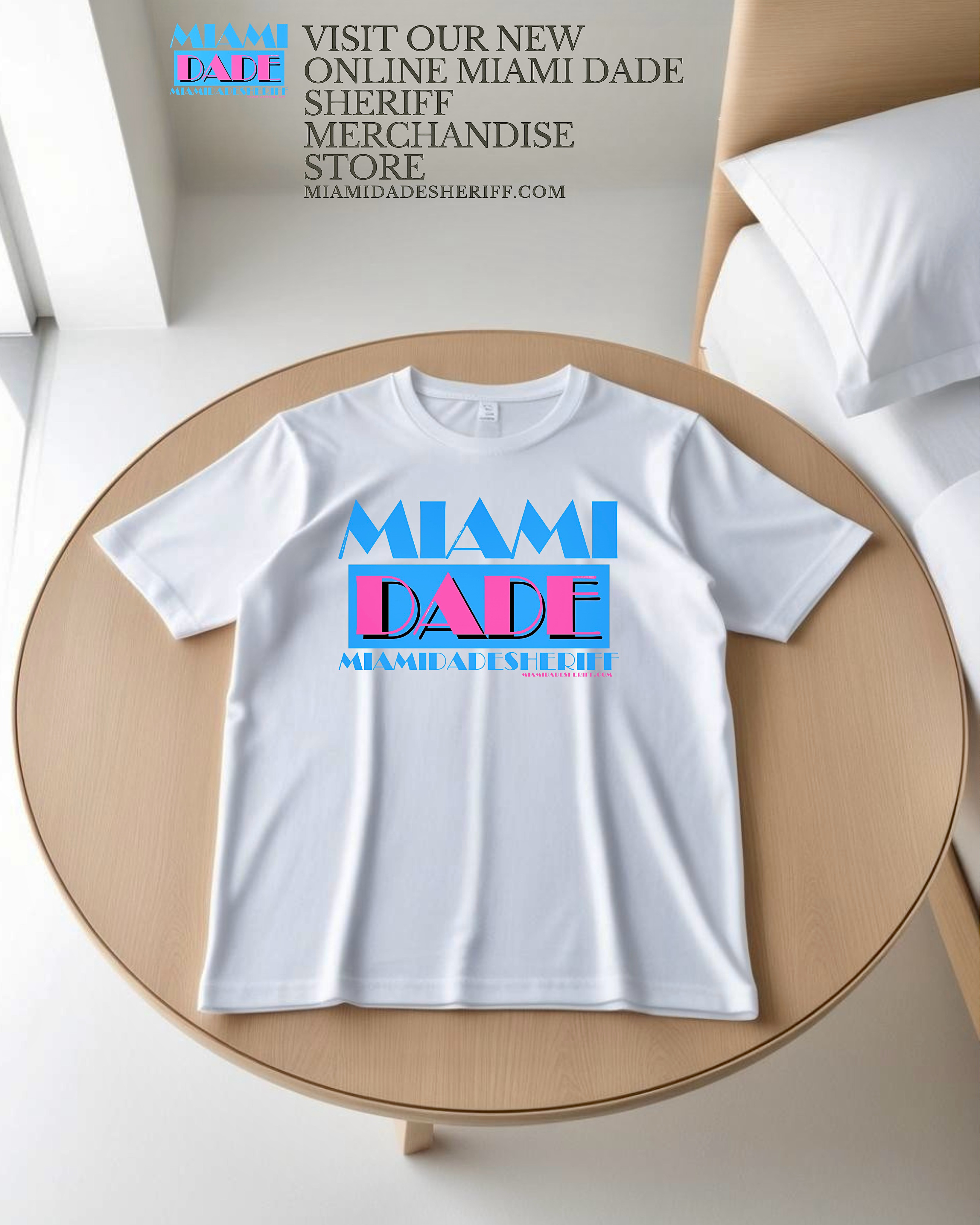 MIAMI DADE SHERIFF VICE STYLE TEE