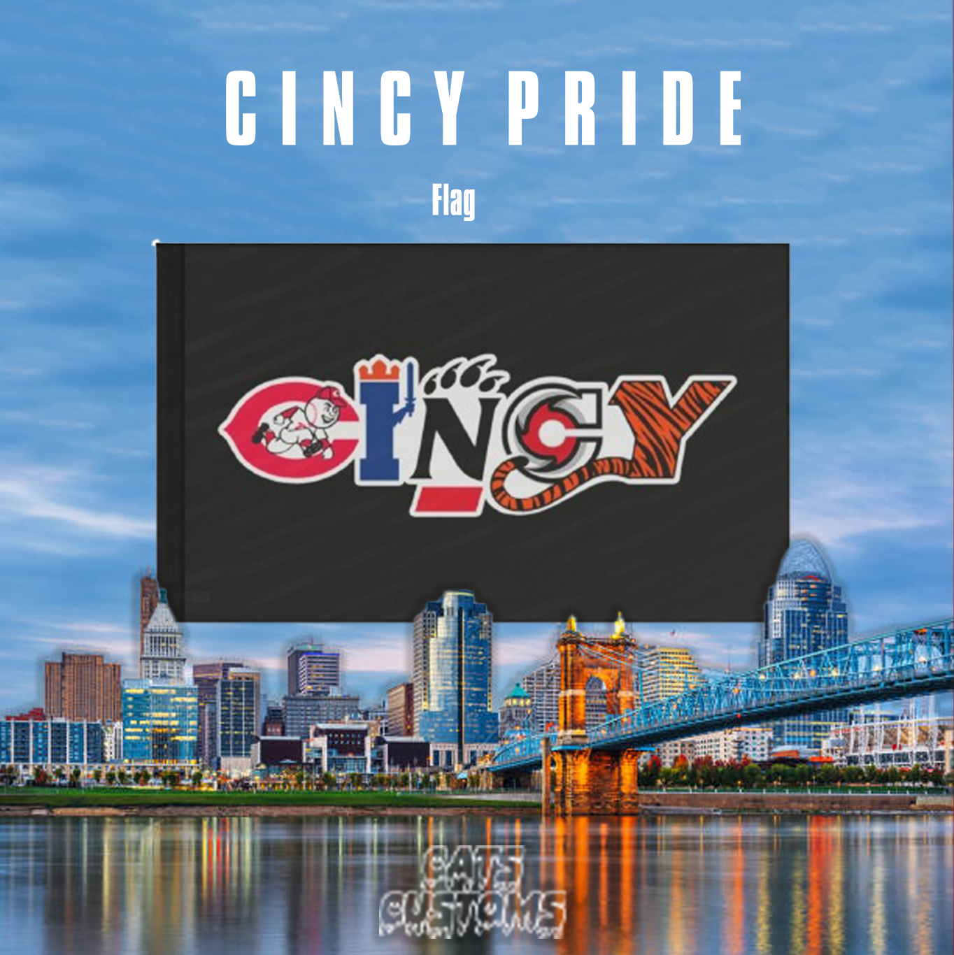 Cincy Pride Flag product thumbnail image Cincy Pride Flag product thumbnail image