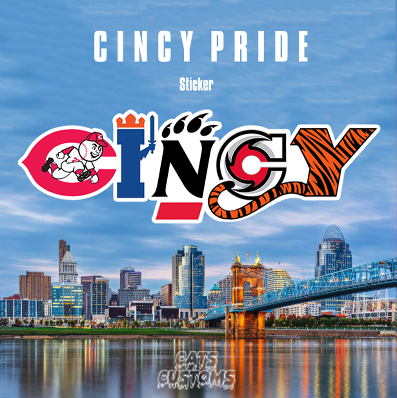 Cincy Pride Sticker product thumbnail image Cincy Pride Sticker product thumbnail image