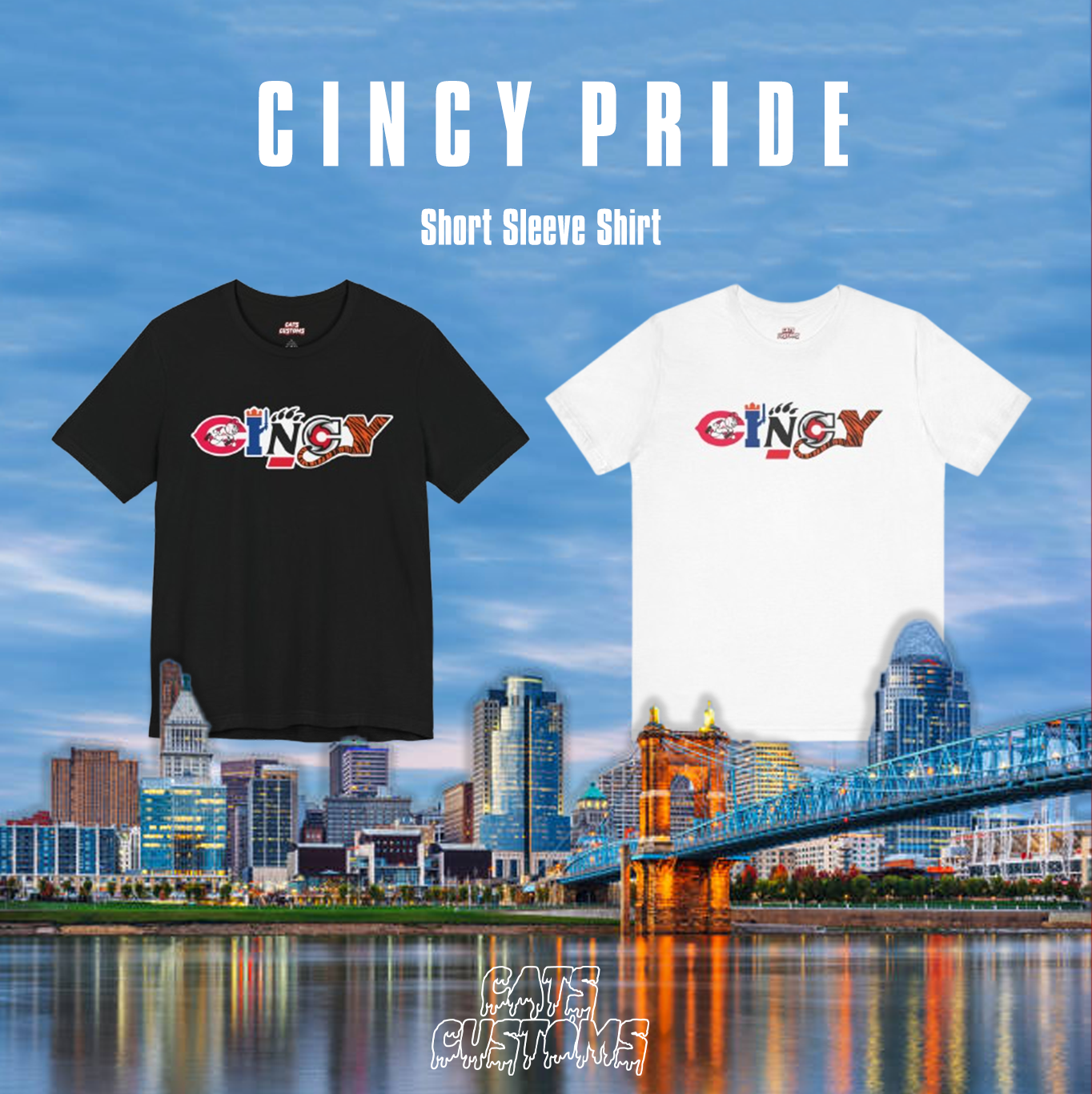 Cincy Pride Short Sleeve Tee product thumbnail image Cincy Pride Short Sleeve Tee product thumbnail image