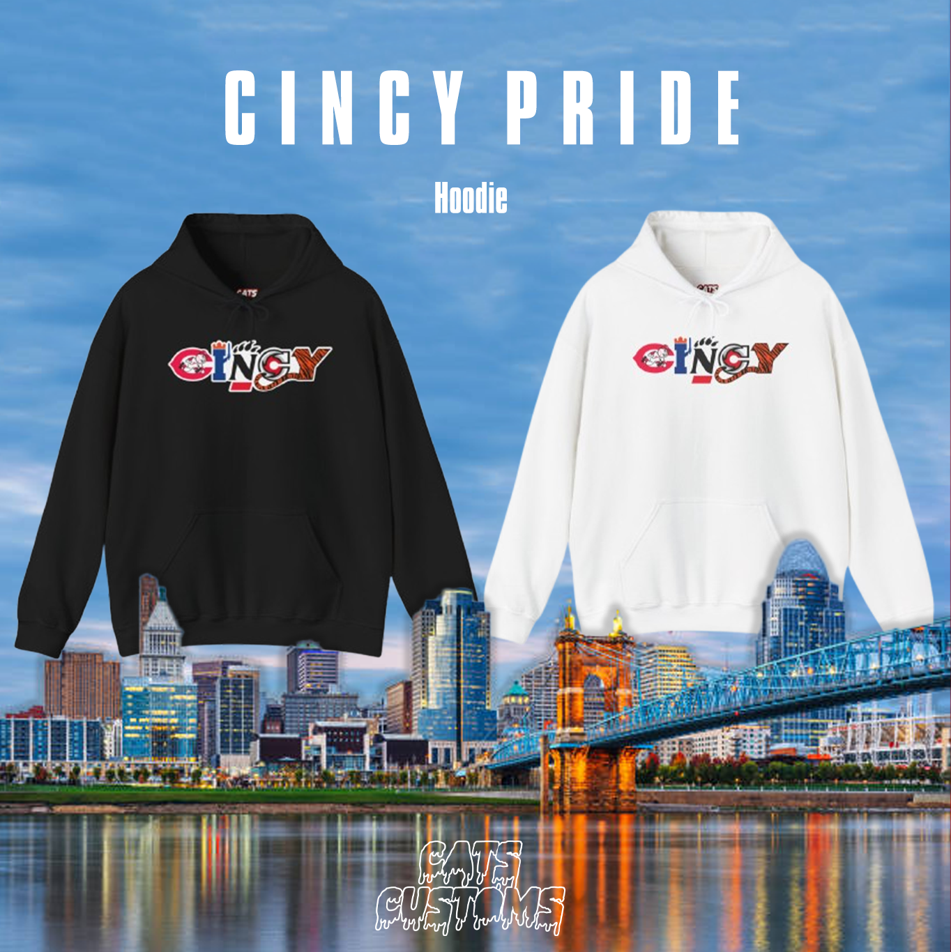 Cincy Pride Hoodie product thumbnail image Cincy Pride Hoodie product thumbnail image