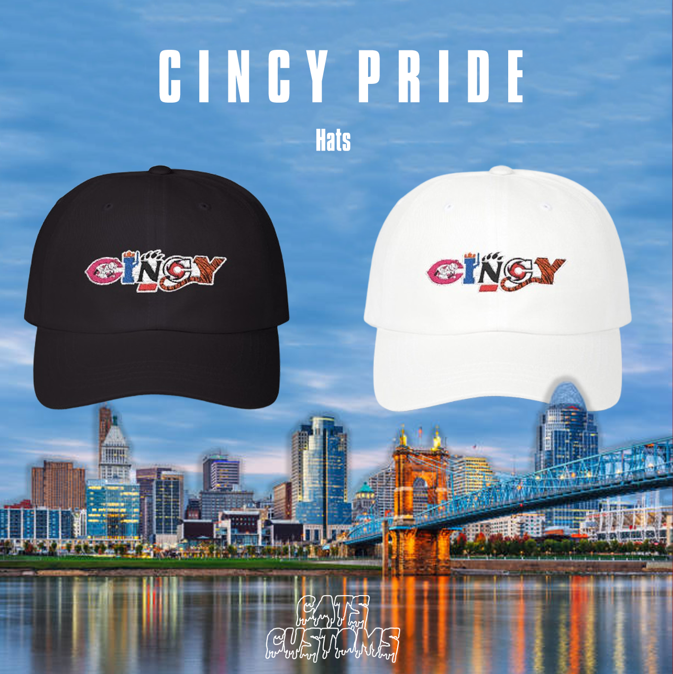 Cincy Pride Dad Cap product thumbnail image Cincy Pride Dad Cap product thumbnail image