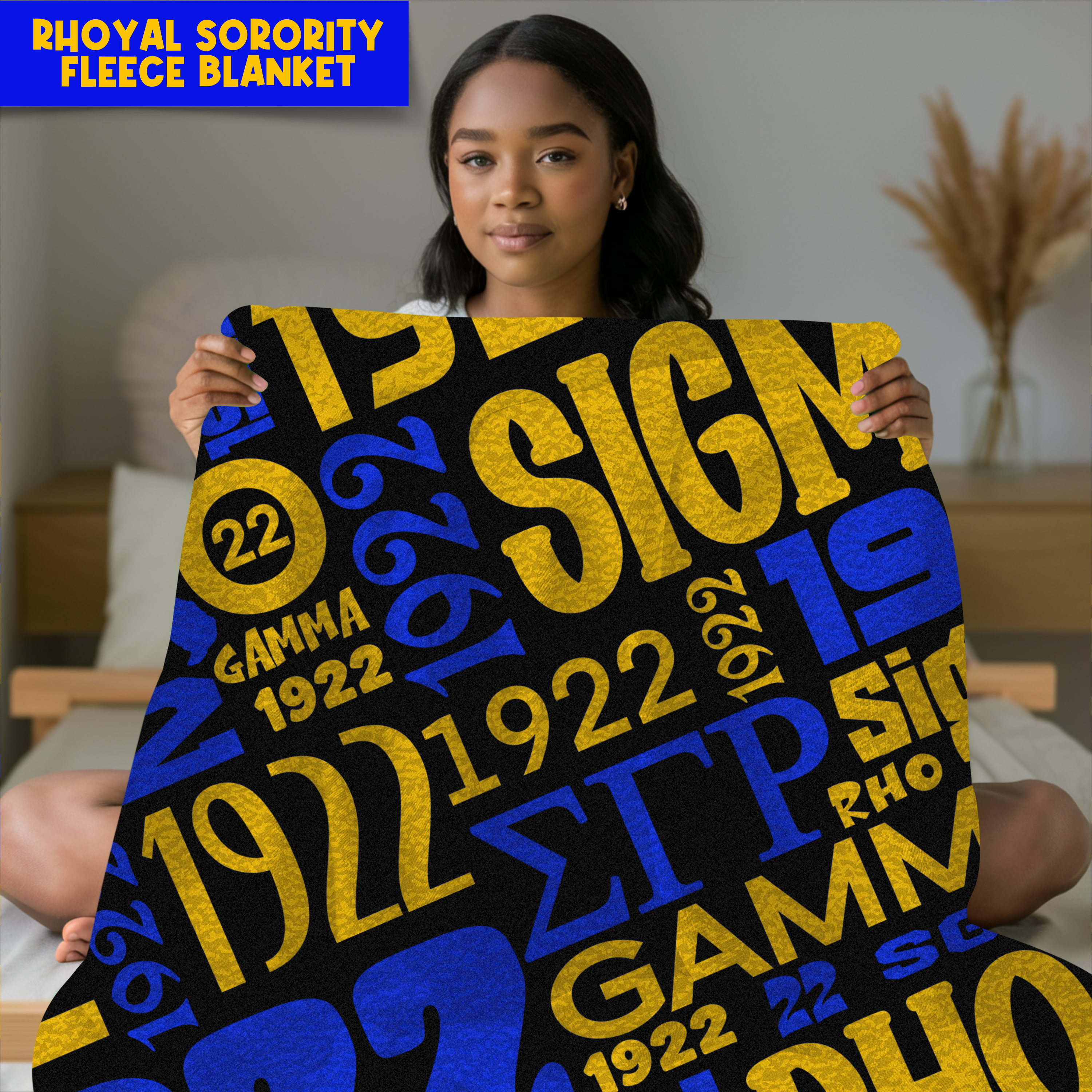 Rhoyal Queens Sublimation Fleece Sherpa Blanket product thumbnail image Rhoyal Queens Sublimation Fleece Sherpa Blanket product thumbnail image