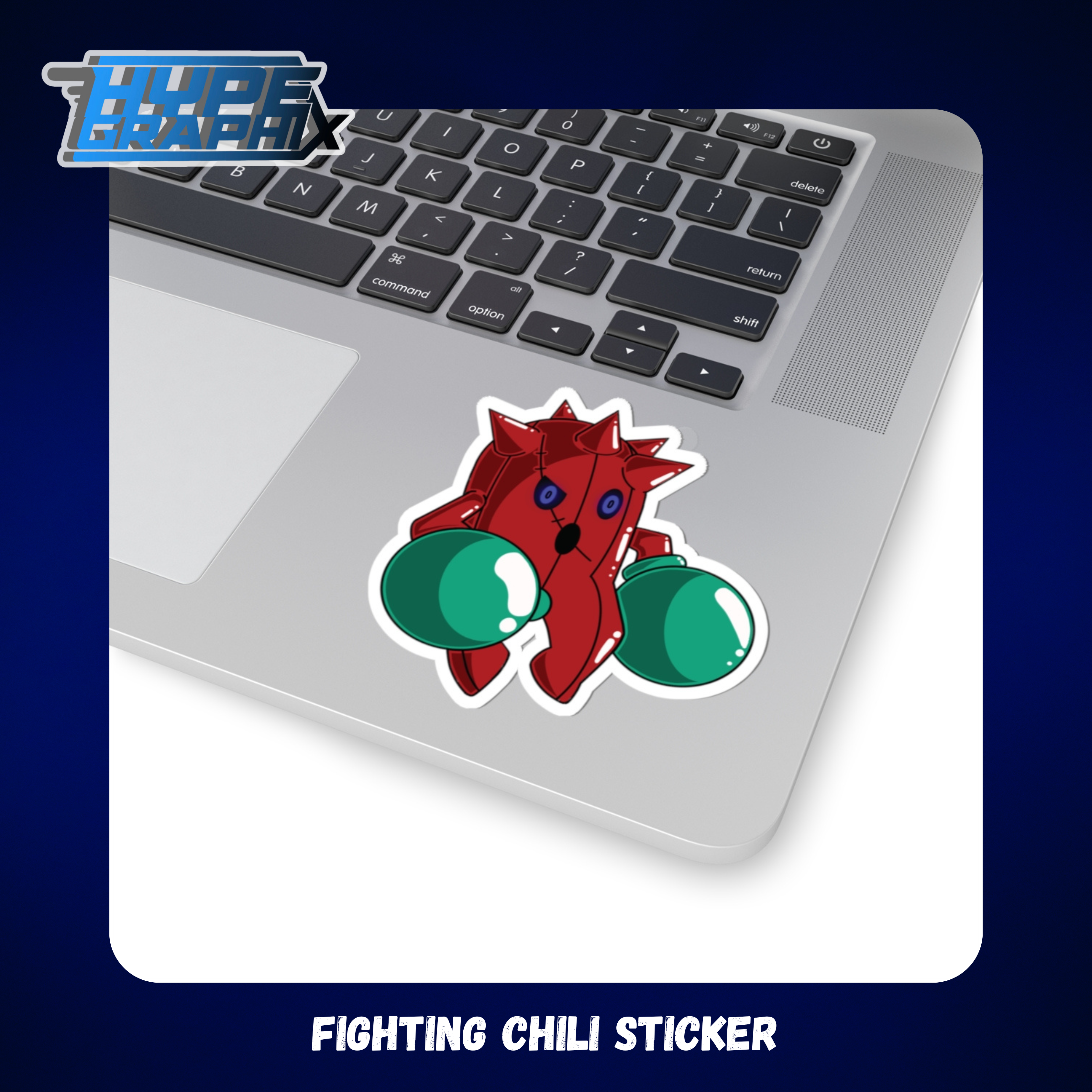 Fighting Chili Kiss-Cut Stickers