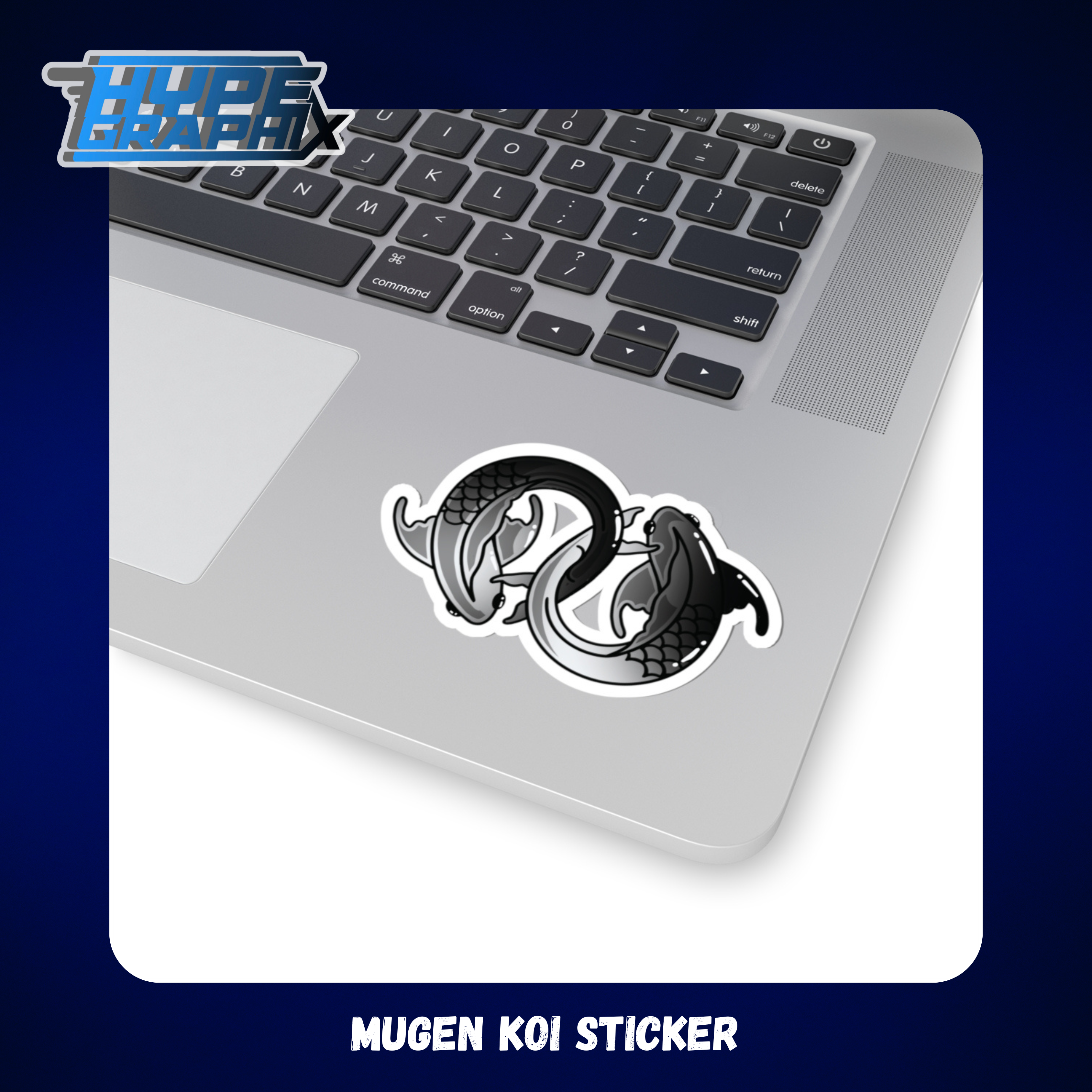 Mugen Koi Kiss-Cut Stickers product thumbnail image