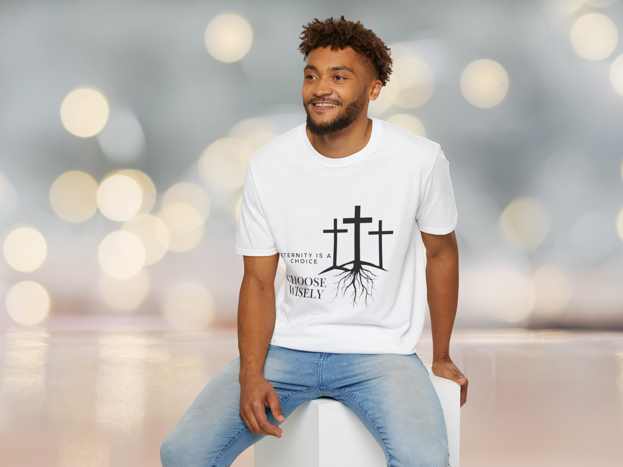 Christian Cross Unisex T-Shirt – Faith & Belief-Themed Design | Religious Symbol, Spiritual Gift, Jesus Christ & Christian Faith Apparel product thumbnail image Christian Cross Unisex T-Shirt – Faith & Belief-Themed Design | Religious Symbol, Spiritual Gift, Jesus Christ & Christian Faith Apparel product thumbnail image