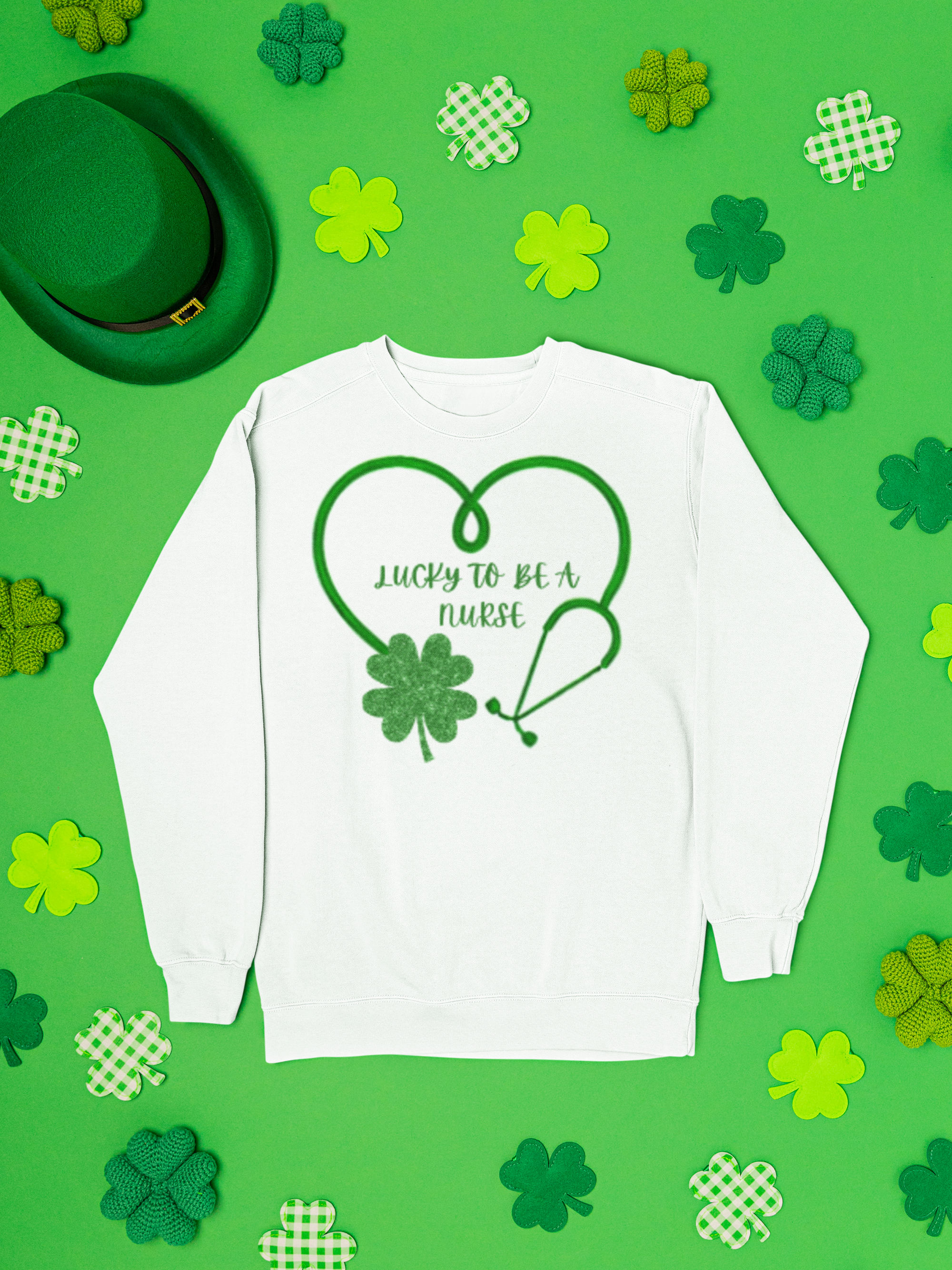 Lucky to Be a Nurse Shirt-St Patricks Day Nurse Tee-Shamrock Heart Nurse Gift-RN LPN CNA Shirt product thumbnail image Lucky to Be a Nurse Shirt-St Patricks Day Nurse Tee-Shamrock Heart Nurse Gift-RN LPN CNA Shirt product thumbnail image