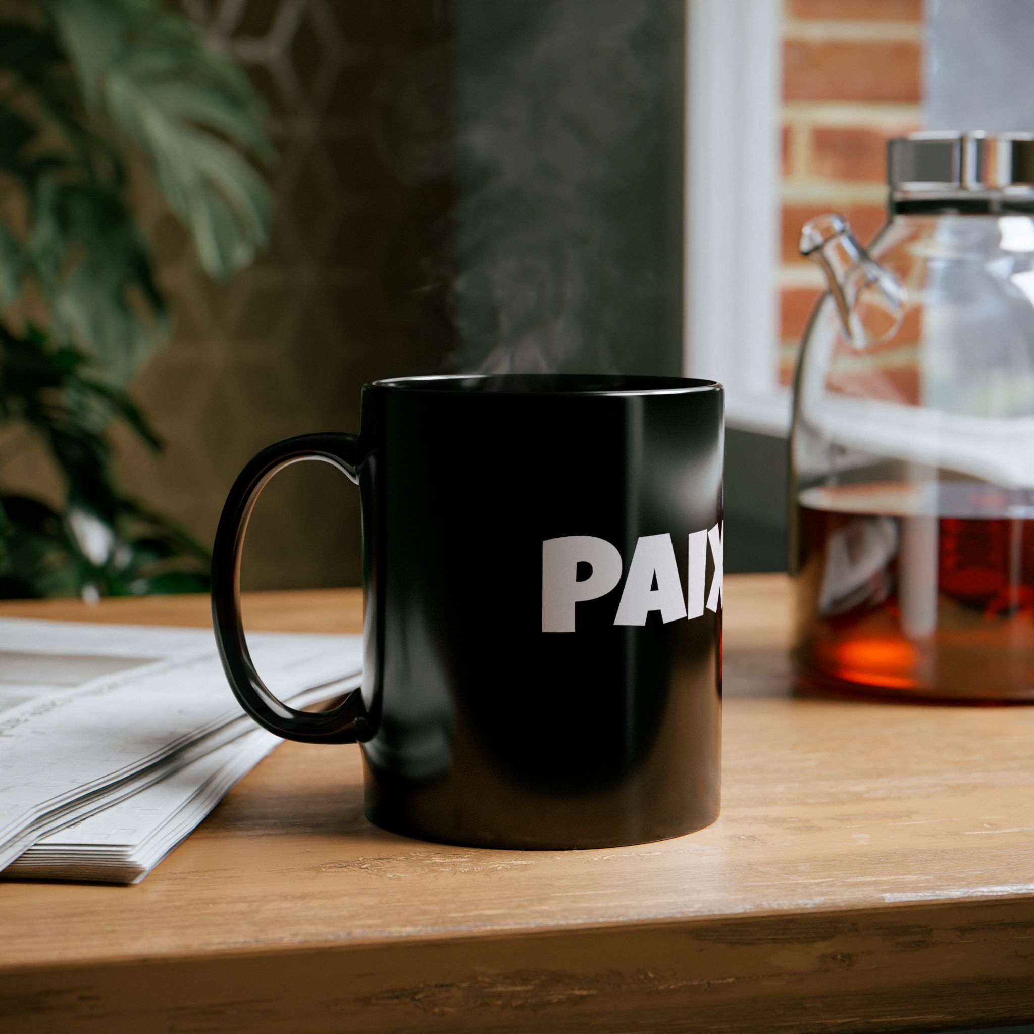 Black Ceramic Coffee Mug -By 'PAIX'-Perfect Gift for Coffee Lovers and Minimalists product thumbnail image Black Ceramic Coffee Mug -By 'PAIX'-Perfect Gift for Coffee Lovers and Minimalists product thumbnail image