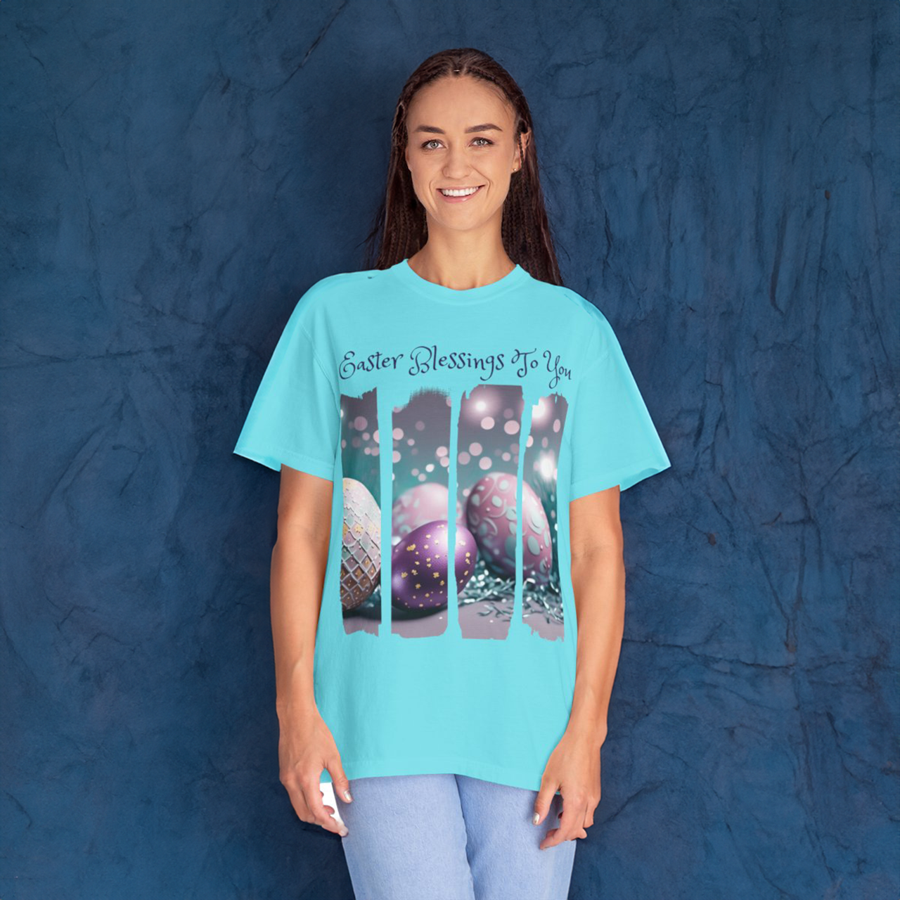 Easter Blessings Unisex Garment-Dyed T-shirt