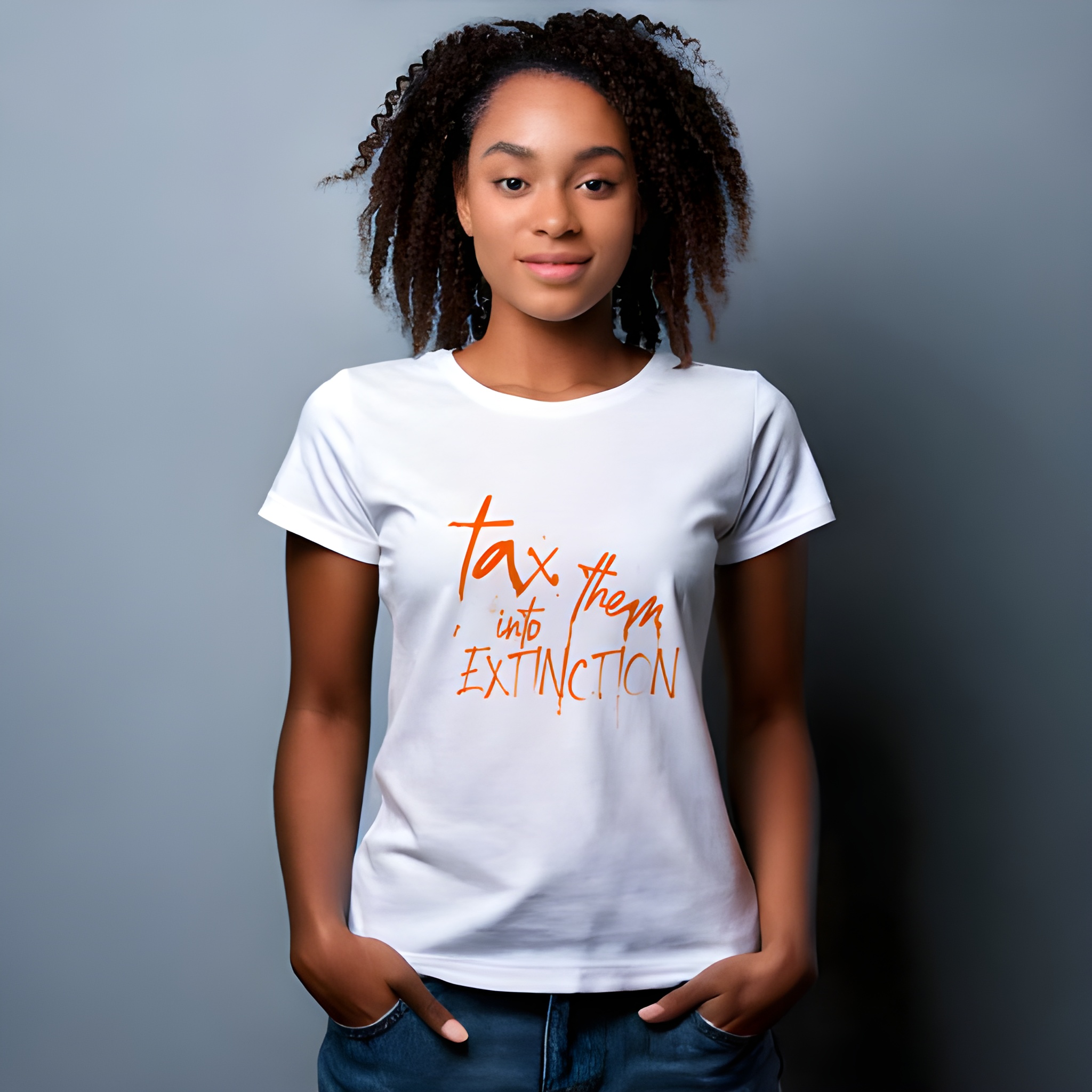  "Tax Them Into Extinction" - Eco Activism Tee
