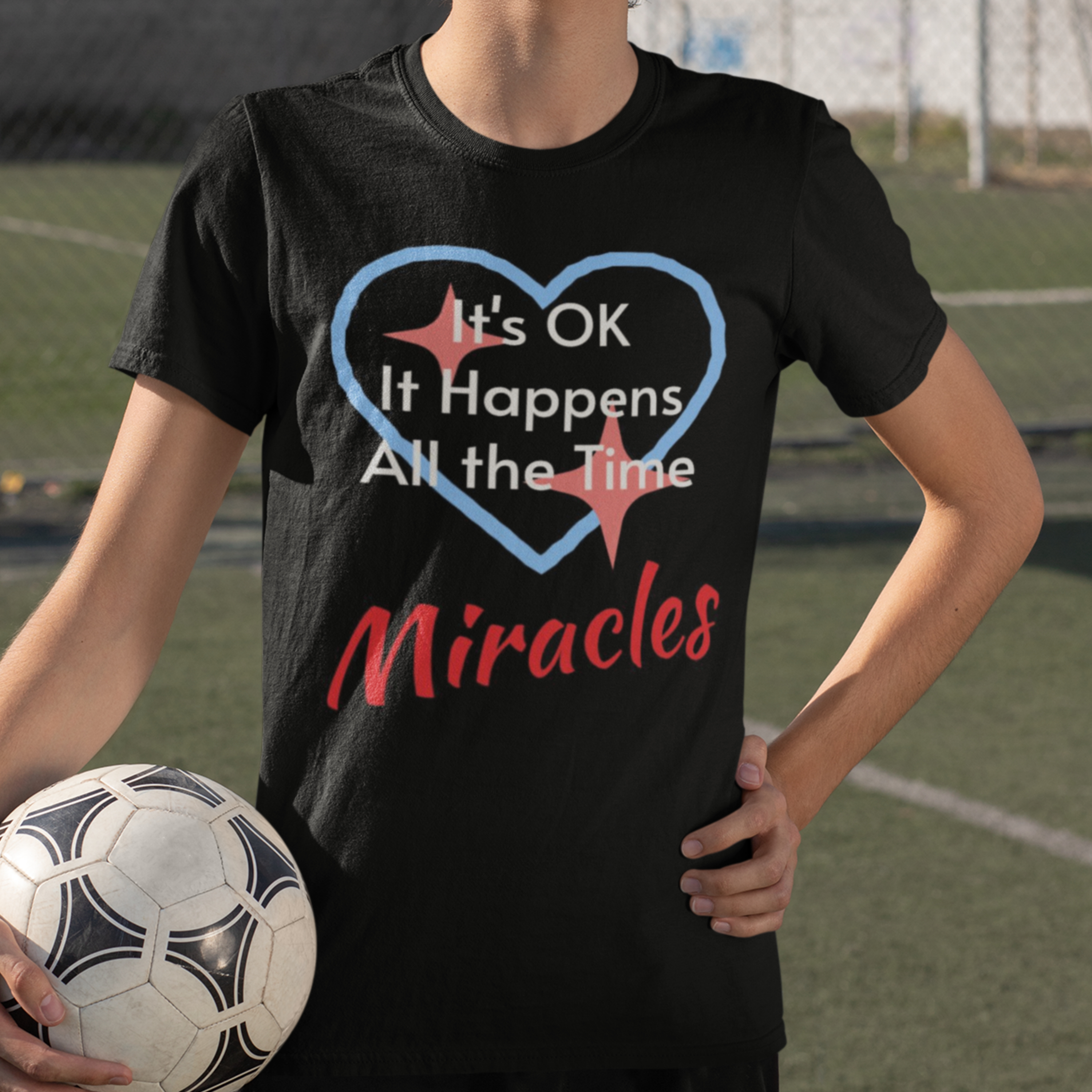 Youth T-Shirt, Miracles Happen product thumbnail image Youth T-Shirt, Miracles Happen product thumbnail image