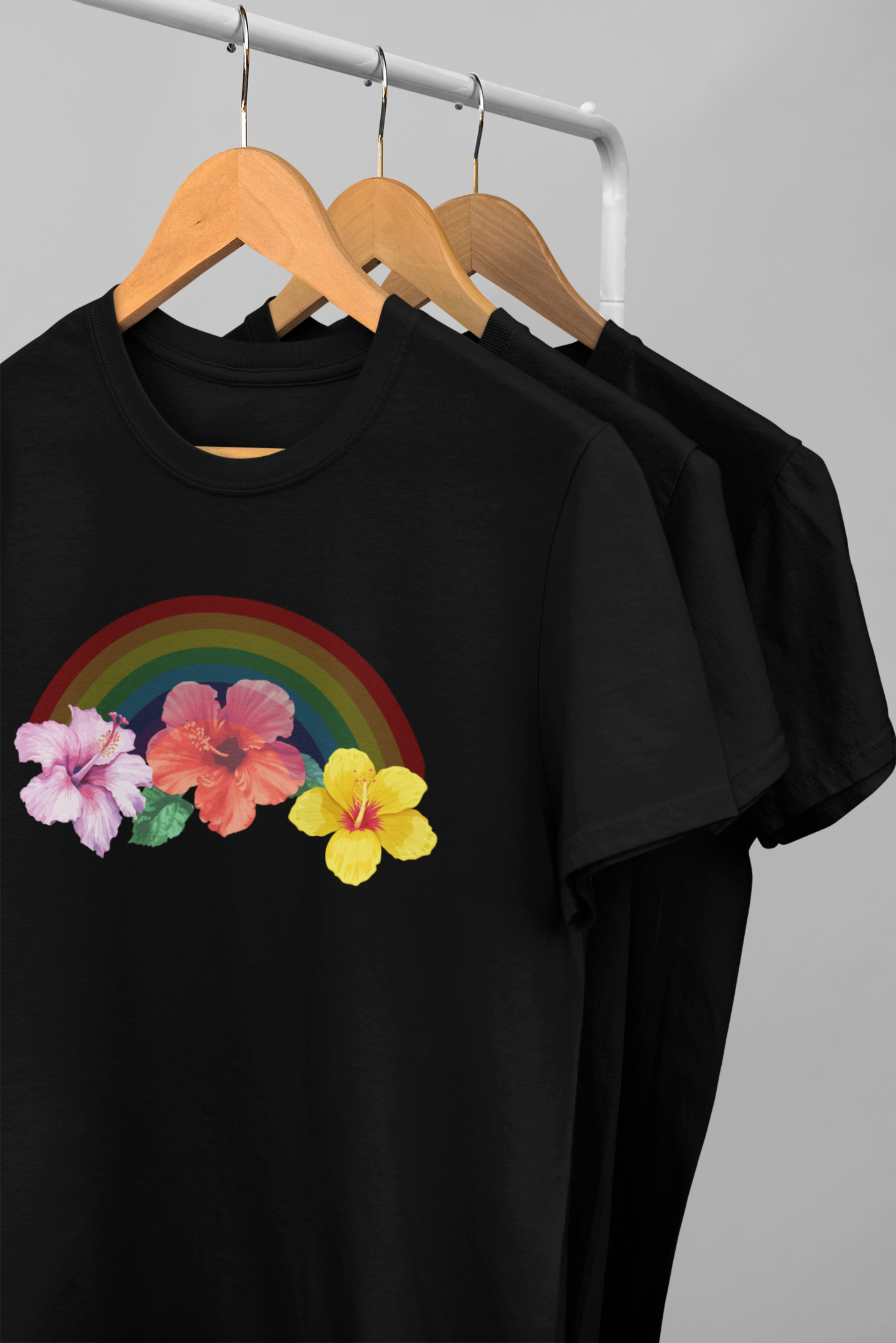 Hawaiian Hibiscus Unisex Cotton Tee – Vibrant Summer Style product thumbnail image Hawaiian Hibiscus Unisex Cotton Tee – Vibrant Summer Style product thumbnail image