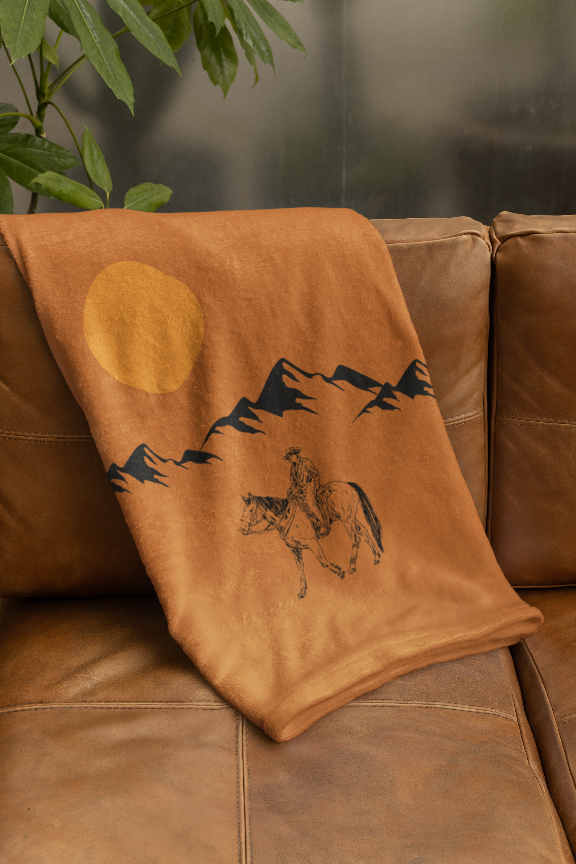 Cozy Cowboy Adventure Velveteen Plush Blanket product thumbnail image Cozy Cowboy Adventure Velveteen Plush Blanket product thumbnail image